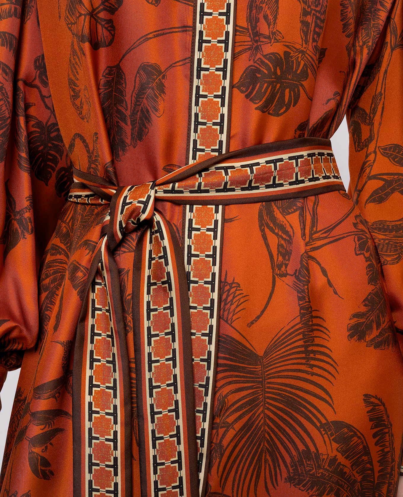 Monkey Dance Orange Silk Shirt Dress Alemais
Monkey Dance Orange Silk Shirt Dress Alemais