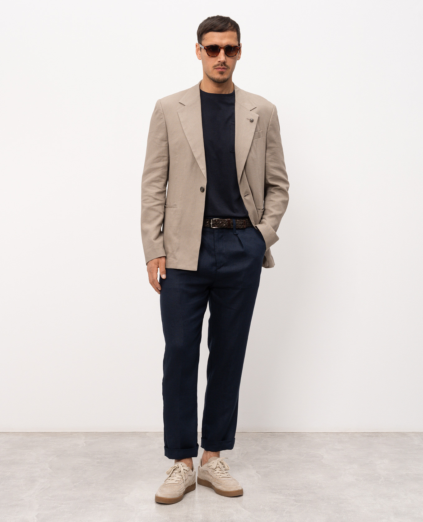 Rapallo blue linen pants Officina 36
Rapallo blue linen pants Officina 36