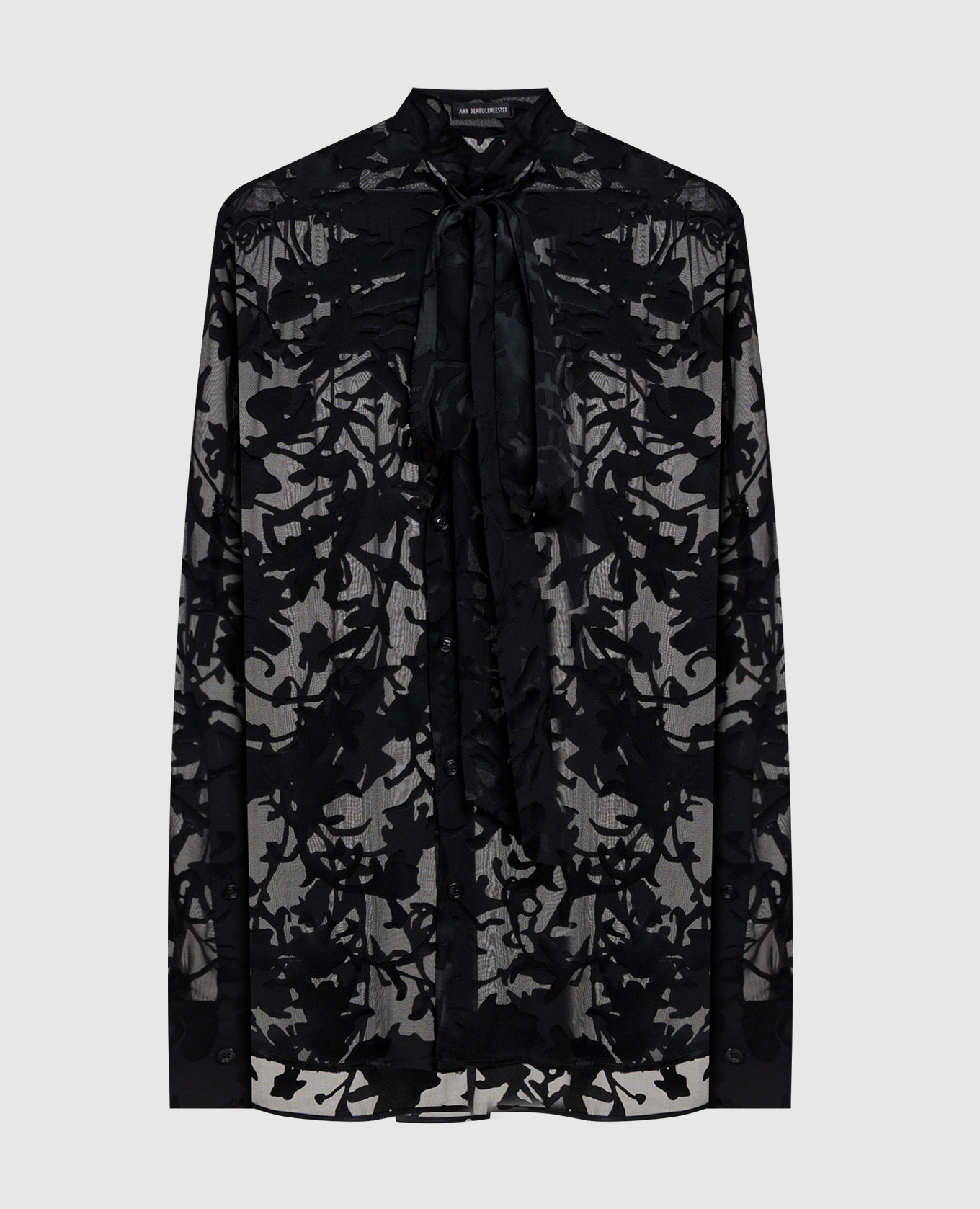 Dien black blouse with silk Ann Demeulemeester
Dien black blouse with silk Ann Demeulemeester