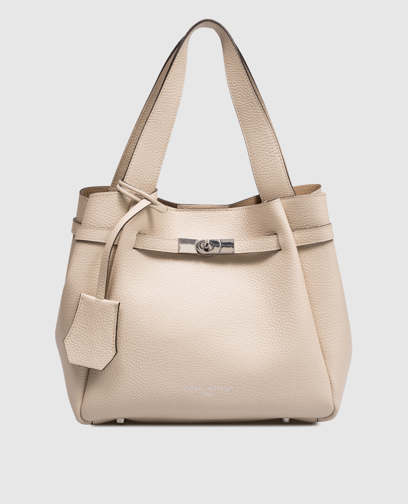 Dollaro beige leather tote bag Gianni Notaro
Dollaro beige leather tote bag Gianni Notaro