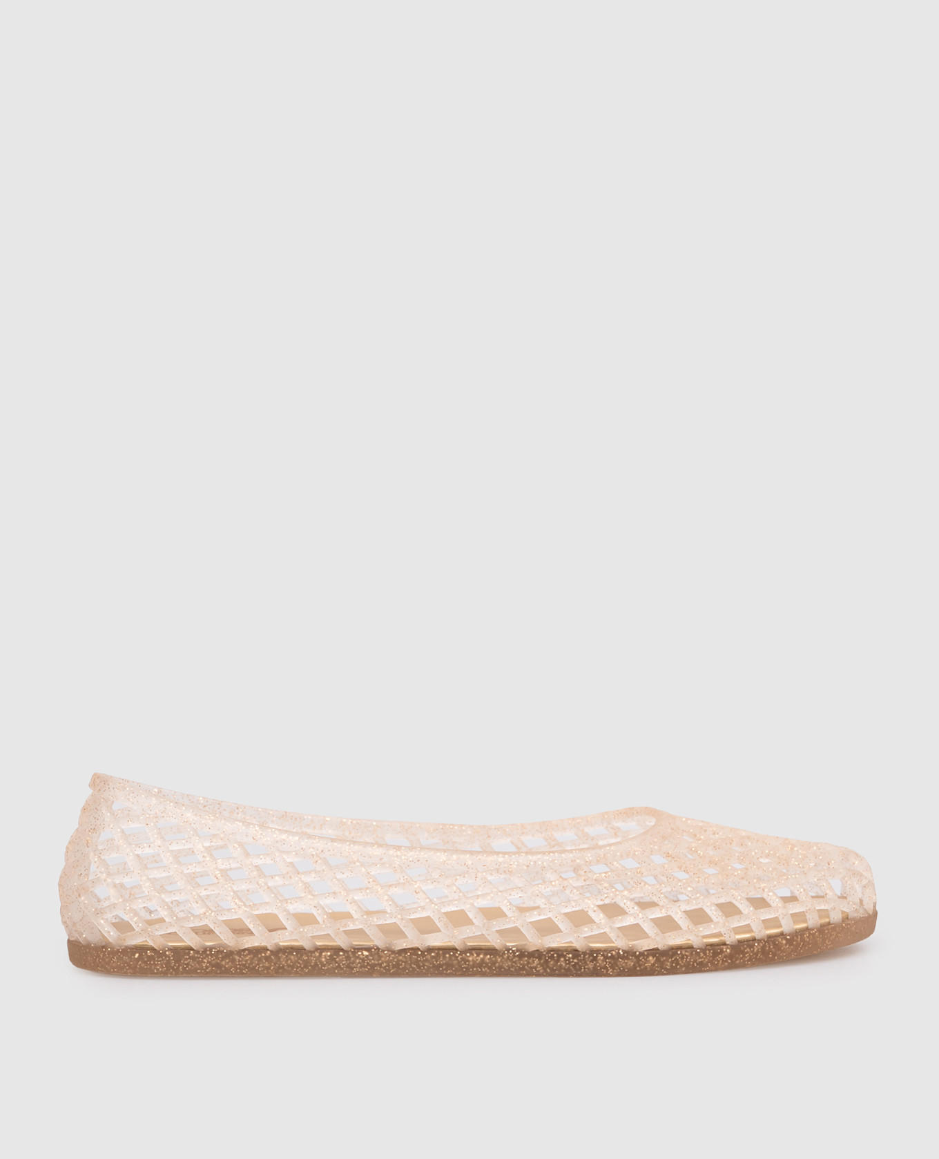 Beige Jelly ballet flats with glitter Colors of California
Beige Jelly ballet flats with glitter Colors of California