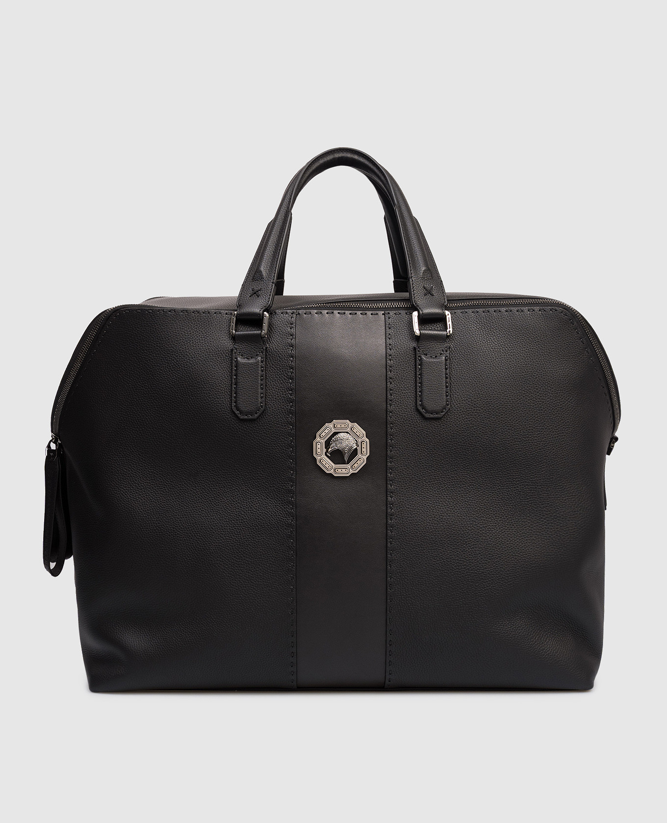 Black leather travel bag with emblem Stefano Ricci
Black leather travel bag with emblem Stefano Ricci