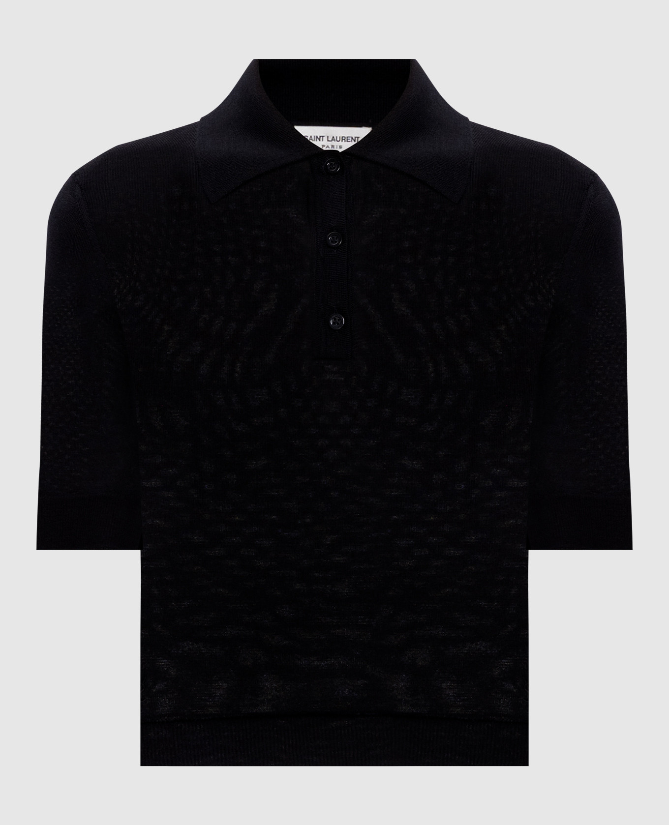 Black wool, cashmere and silk polo Saint Laurent
Black wool, cashmere and silk polo Saint Laurent