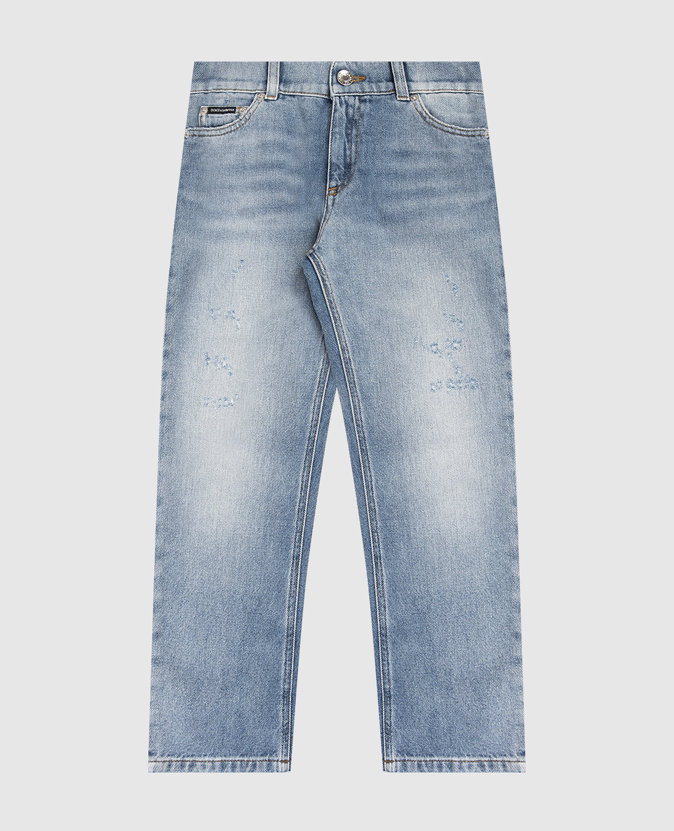 Children's blue jeans with a worn effect Dolce&Gabbana, Light blue
Children's blue jeans with a worn effect Dolce&Gabbana, Light blue