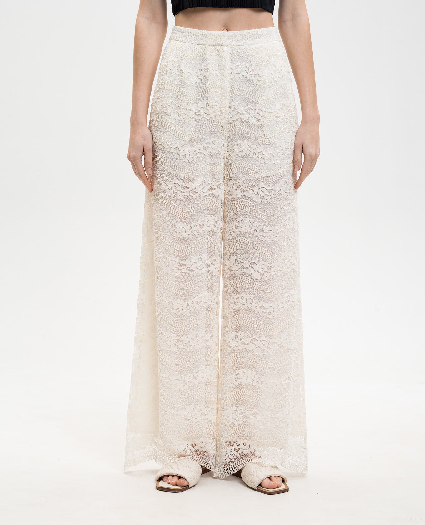 Ivory lace pants Twinset, Beige
Ivory lace pants Twinset, Beige