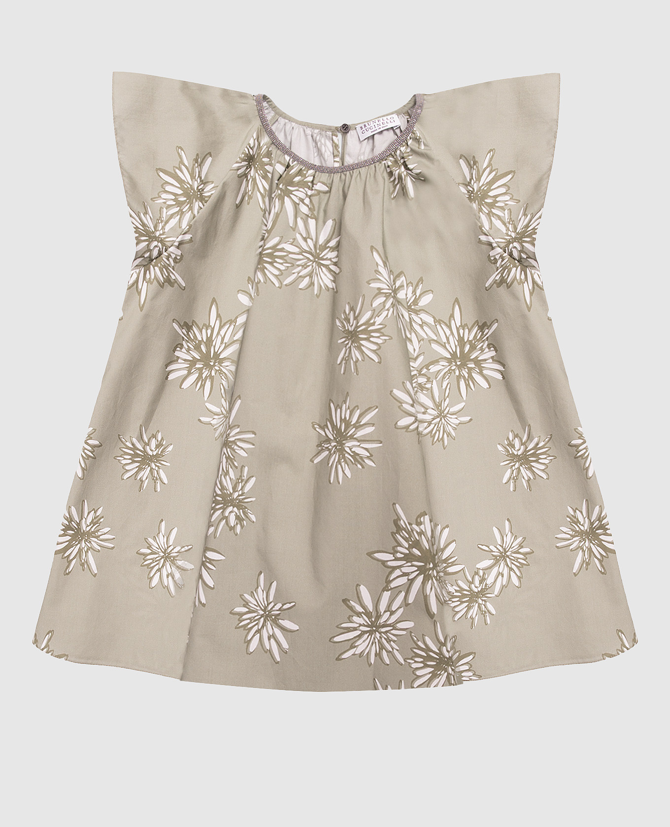 Children's green top in floral print with monil chain Brunello Cucinelli
Children's green top in floral print with monil chain Brunello Cucinelli