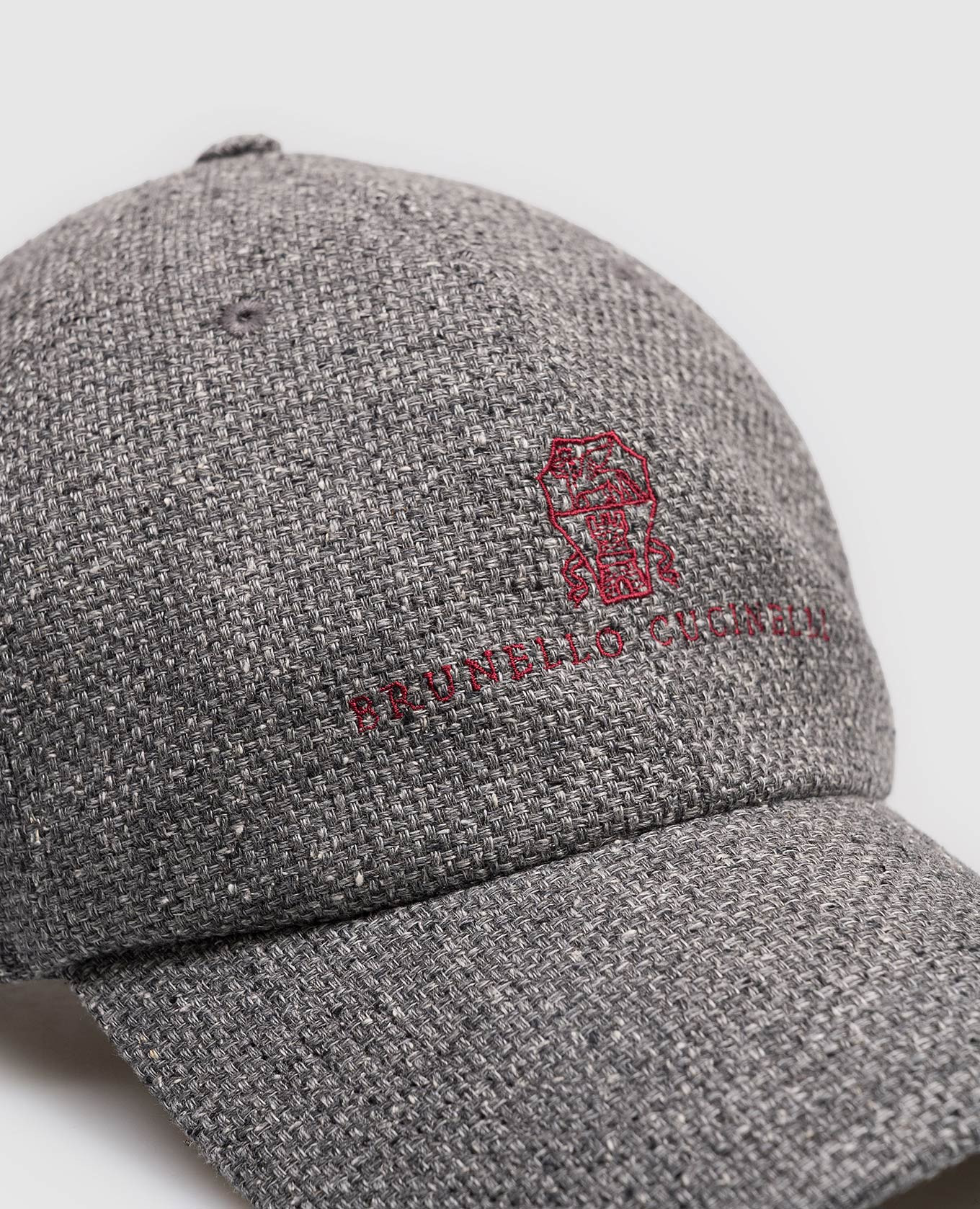 Gray linen, silk and wool cap with logo Brunello Cucinelli, Grey
Gray linen, silk and wool cap with logo Brunello Cucinelli, Grey