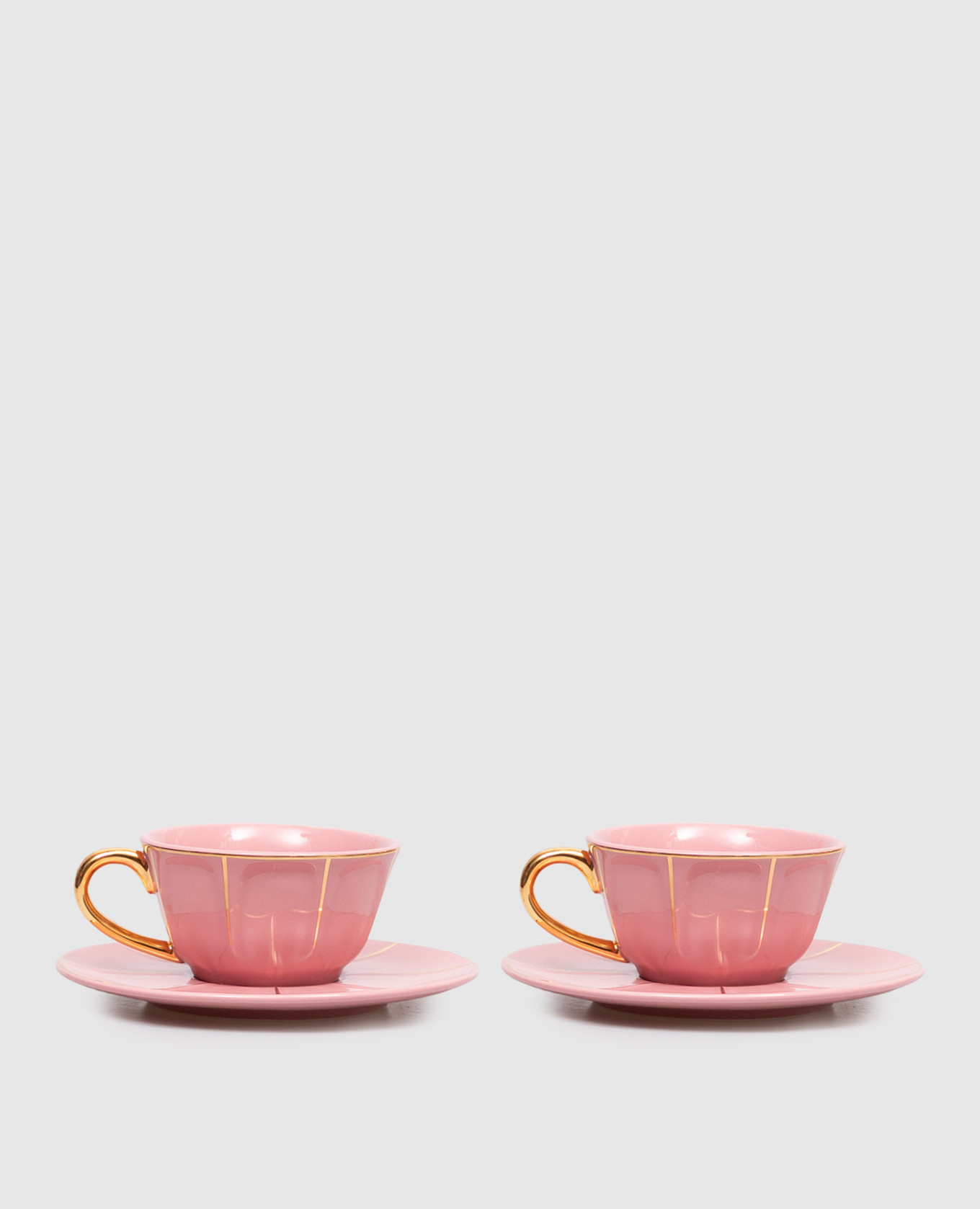 Pink porcelain tea cup with saucer Bitossi Home
Pink porcelain tea cup with saucer Bitossi Home