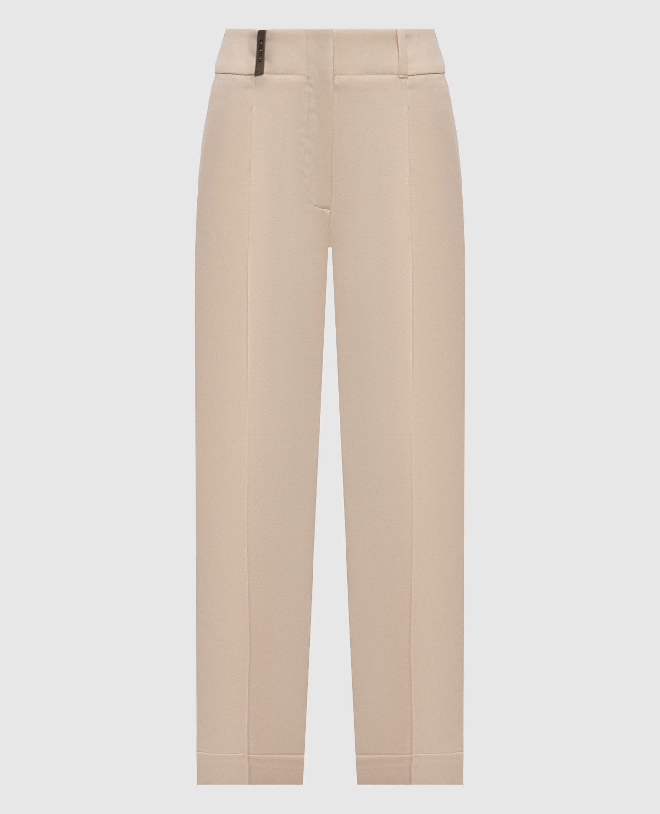 Beige wool trousers with lapels Peserico
Beige wool trousers with lapels Peserico