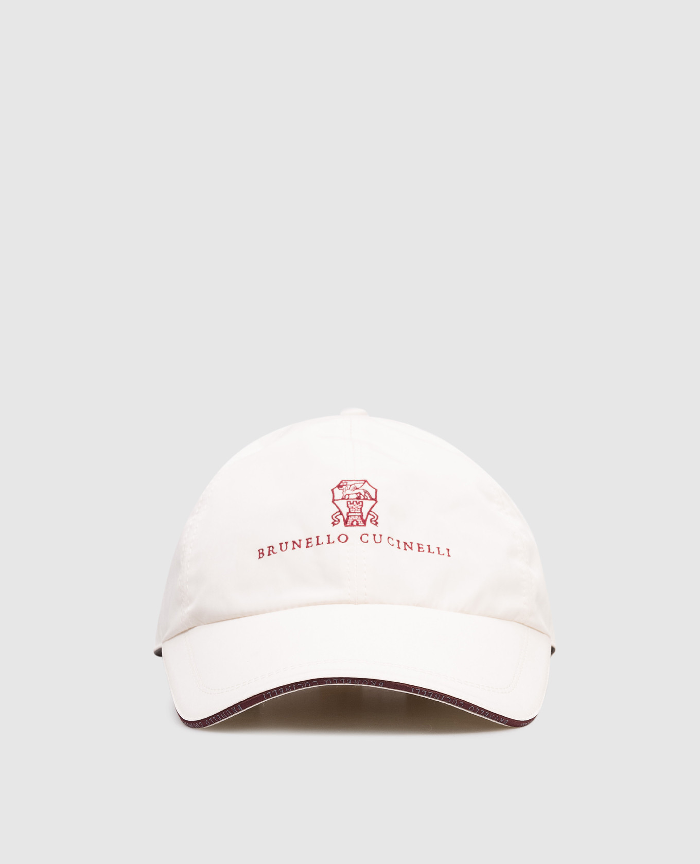 Ivory cap with logo embroidery Brunello Cucinelli, Beige
Ivory cap with logo embroidery Brunello Cucinelli, Beige