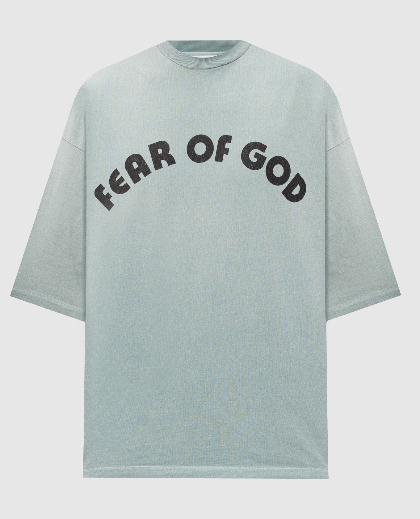 Turquoise T-shirt with logo print Fear of God, Green
Turquoise T-shirt with logo print Fear of God, Green