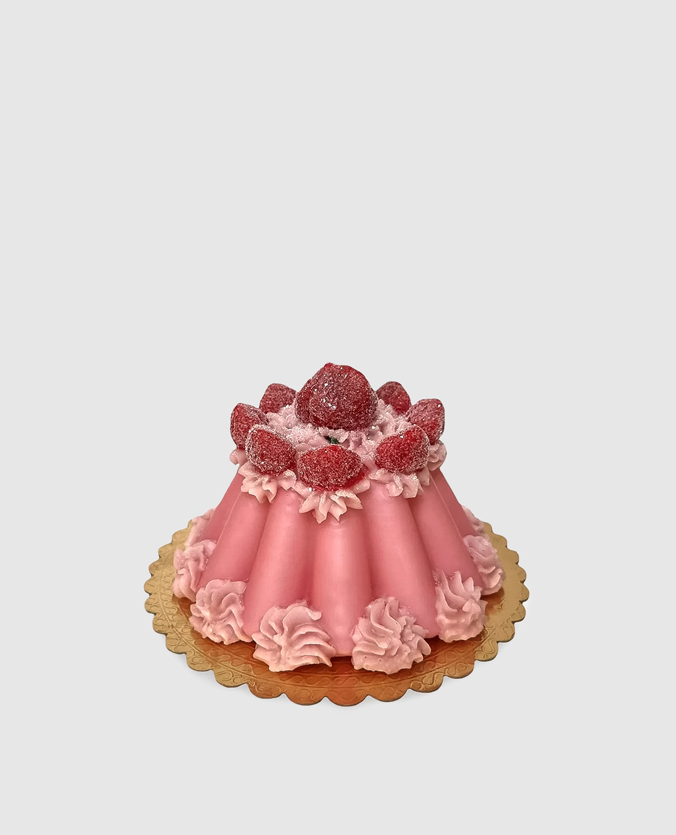 Pink scented pudding candle Cereria Introna
Pink scented pudding candle Cereria Introna