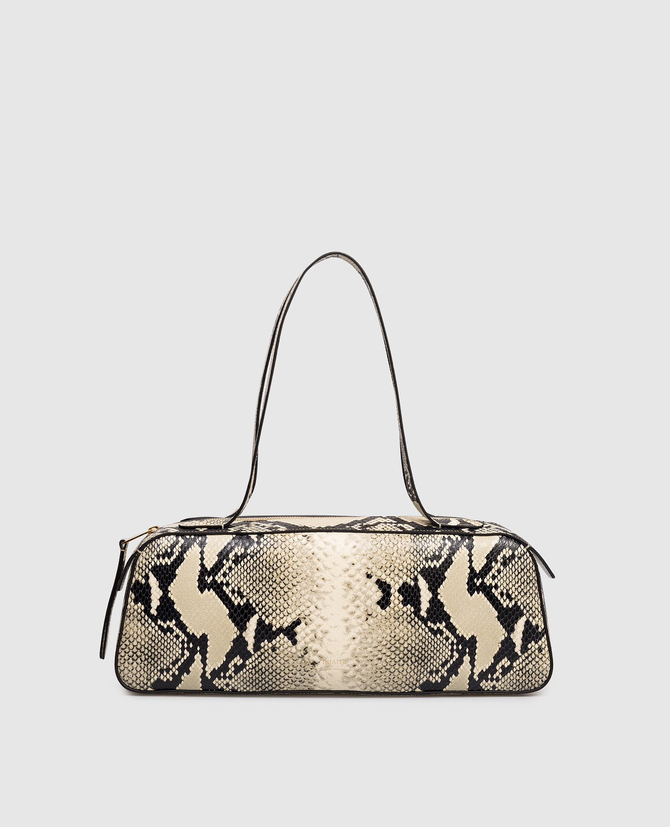 Simona beige leather baguette bag with reptile leather embossing Khaite
Simona beige leather baguette bag with reptile leather embossing Khaite