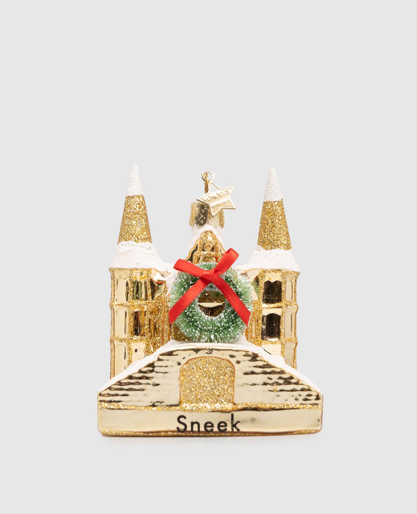 Christmas tree toy De Sneeker Waterpoort Vondels, Golden
Christmas tree toy De Sneeker Waterpoort Vondels, Golden