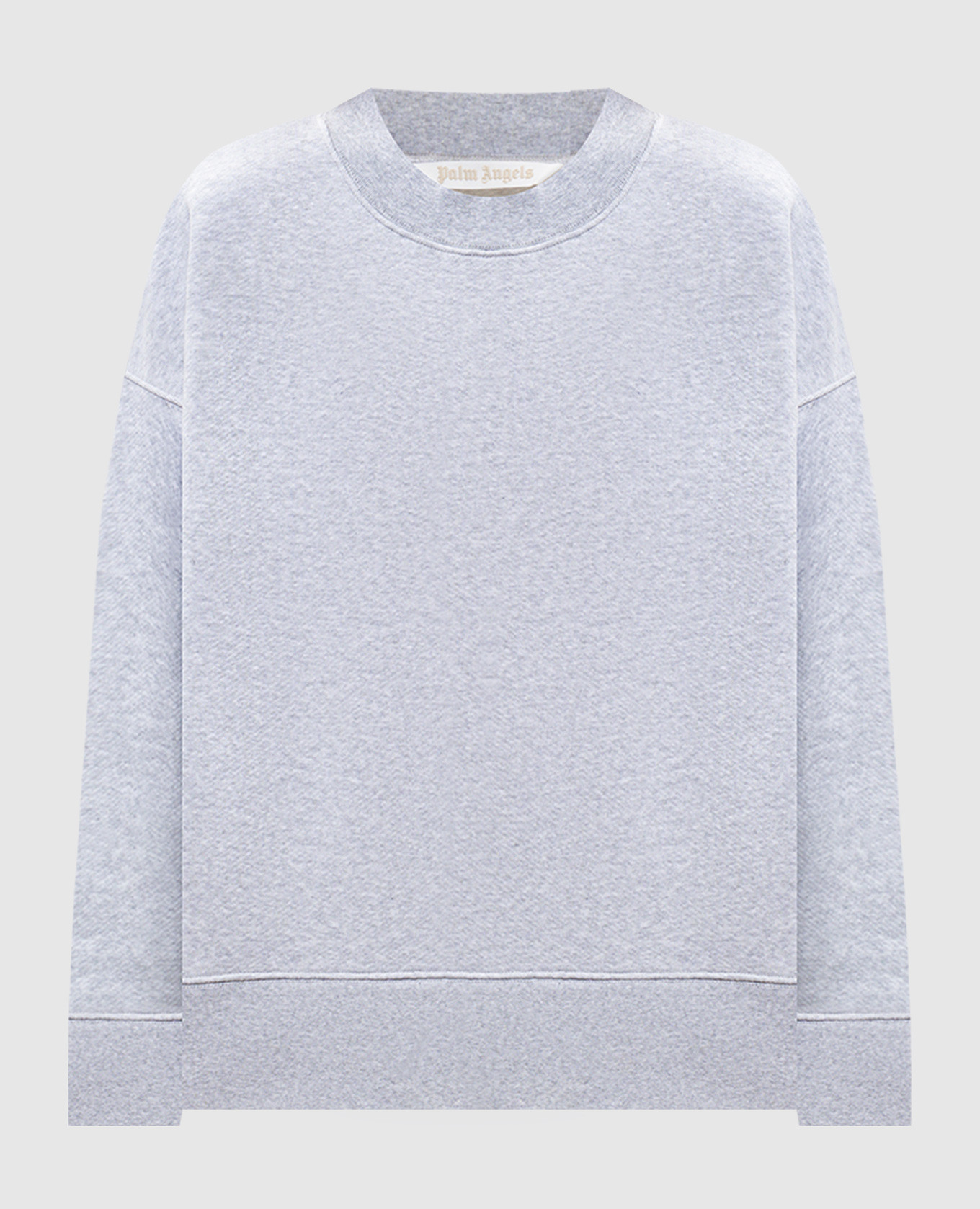 Grey insulated sweatshirt with logo print Palm Angels
Grey insulated sweatshirt with logo print Palm Angels