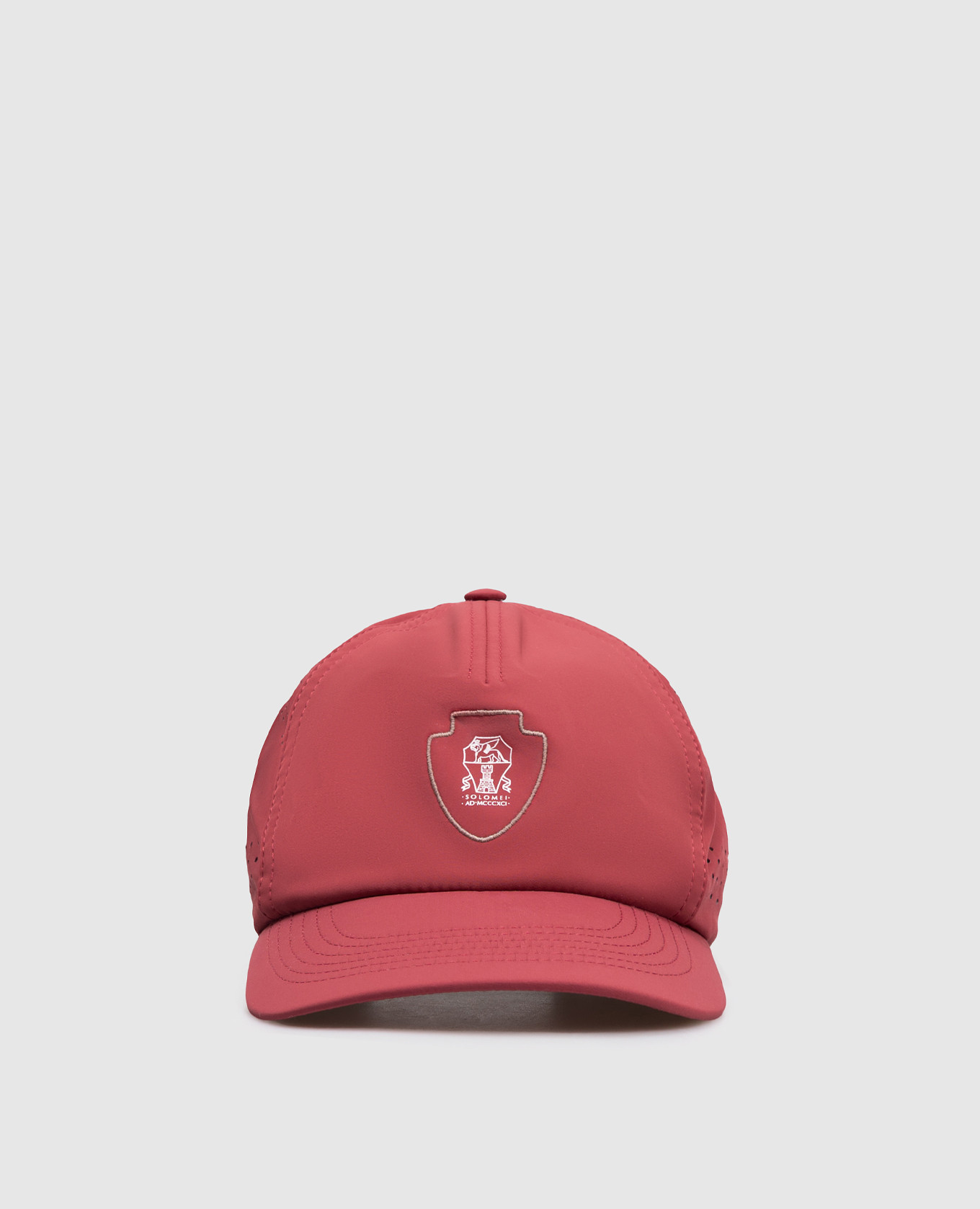 Burgundy cap with emblem Brunello Cucinelli
Burgundy cap with emblem Brunello Cucinelli