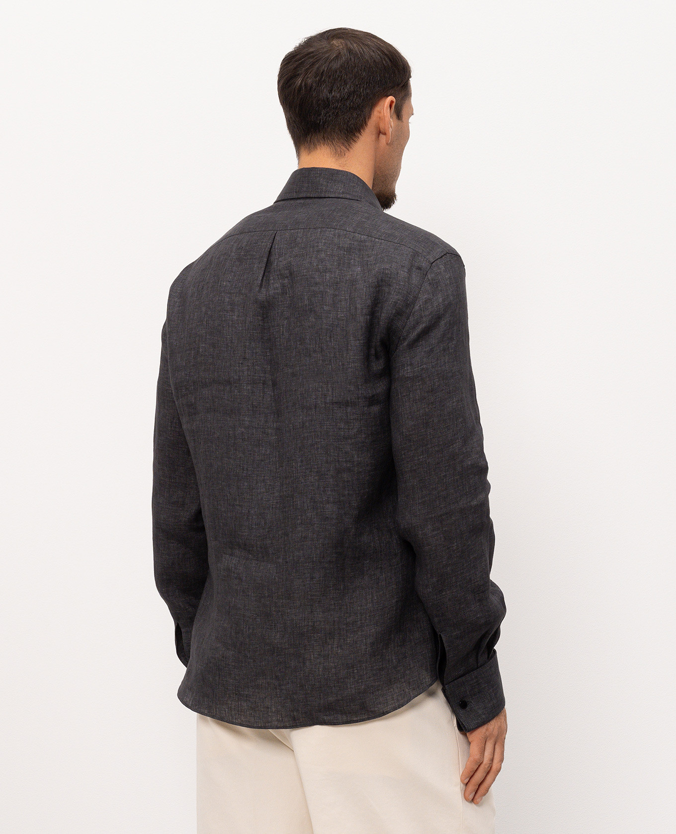Gray linen shirt Brunello Cucinelli, Grey
Gray linen shirt Brunello Cucinelli, Grey