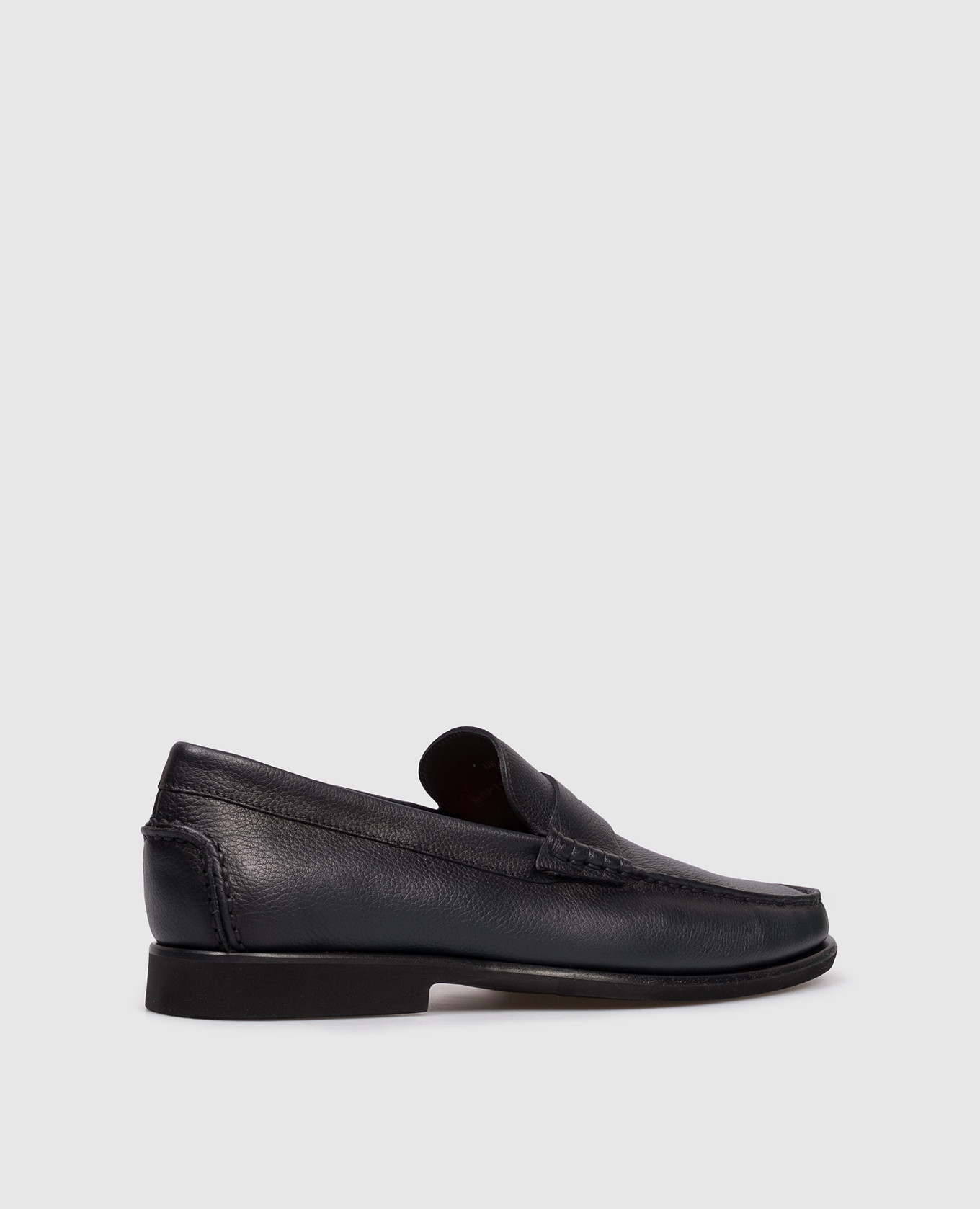 Blue leather loafers Santoni, Black
Blue leather loafers Santoni, Black