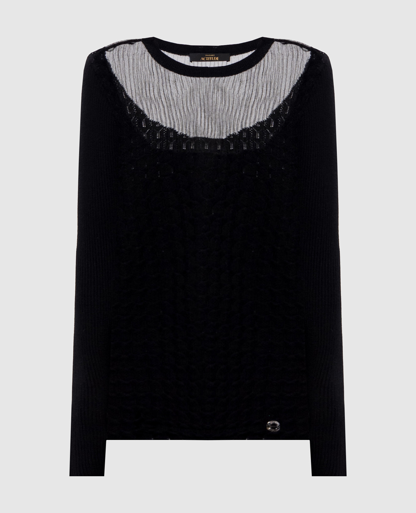 Black jumper with logo Twinset
Black jumper with logo Twinset