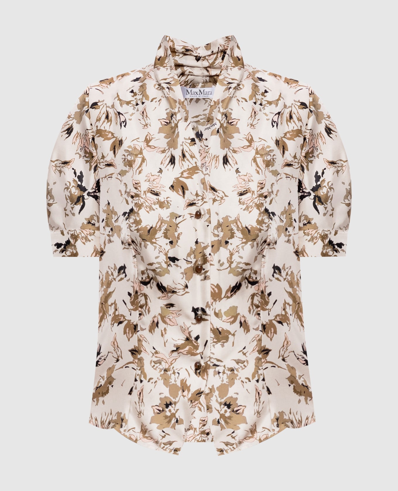 Green printed silk blouse Max Mara
Green printed silk blouse Max Mara
