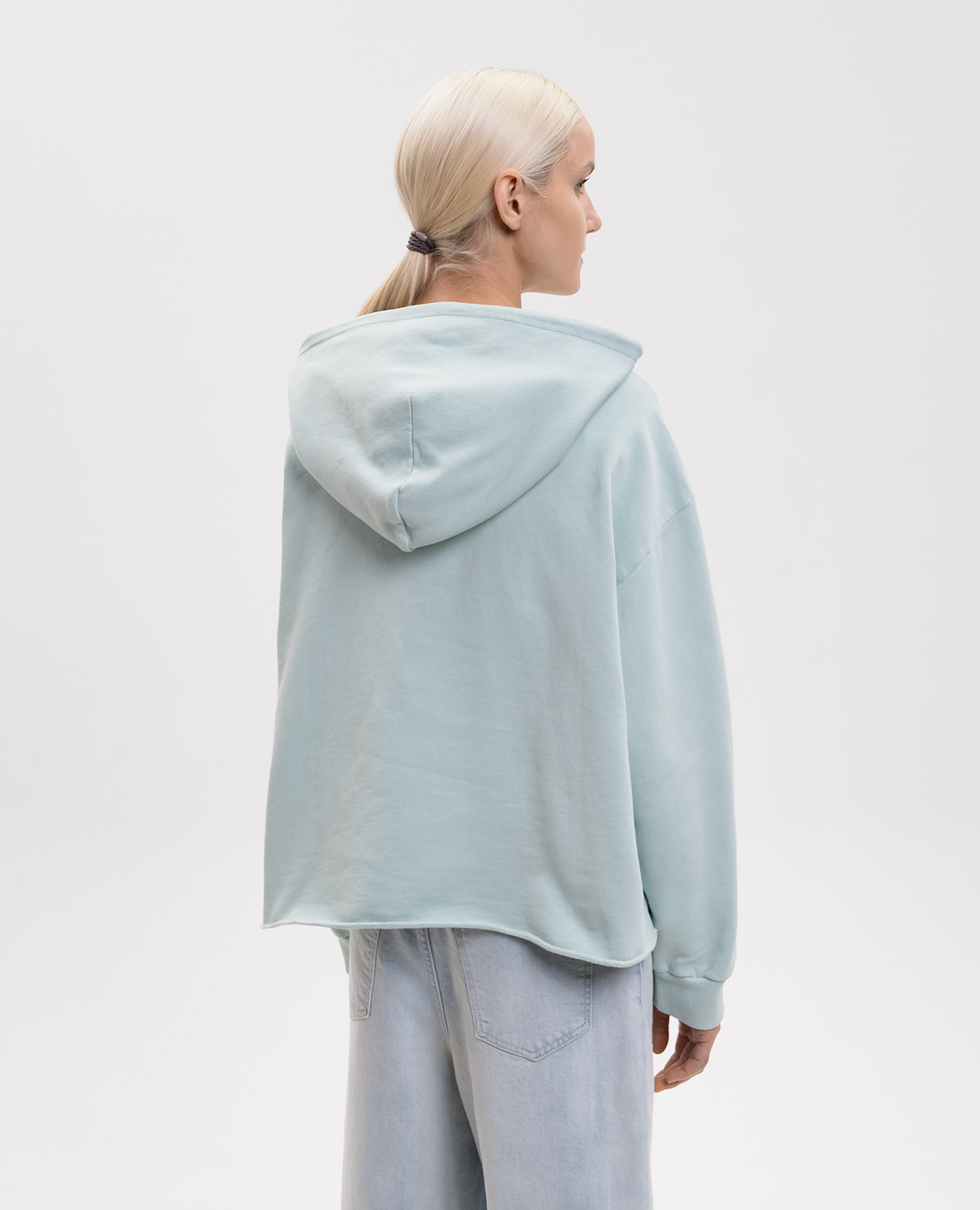 Green hoodie with logo patch Maison Margiela MM6
Green hoodie with logo patch Maison Margiela MM6