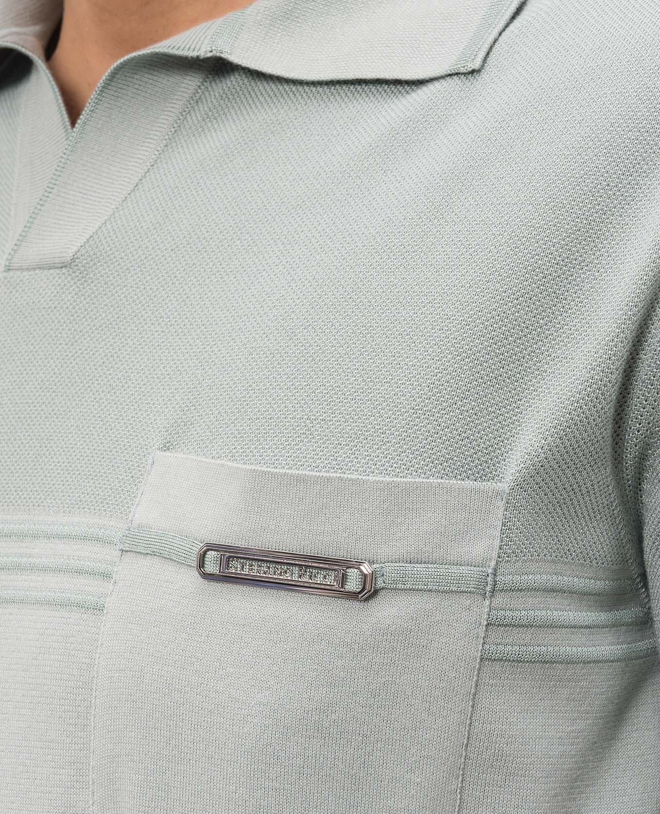 Green polo with silk Stefano Ricci
Green polo with silk Stefano Ricci