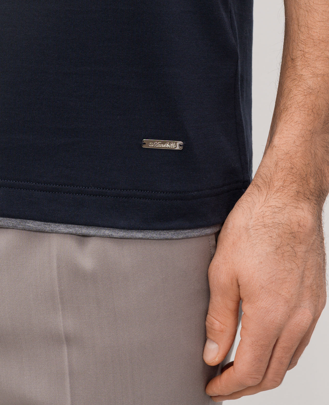 Blue layered T-shirt Enrico Mandelli
Blue layered T-shirt Enrico Mandelli