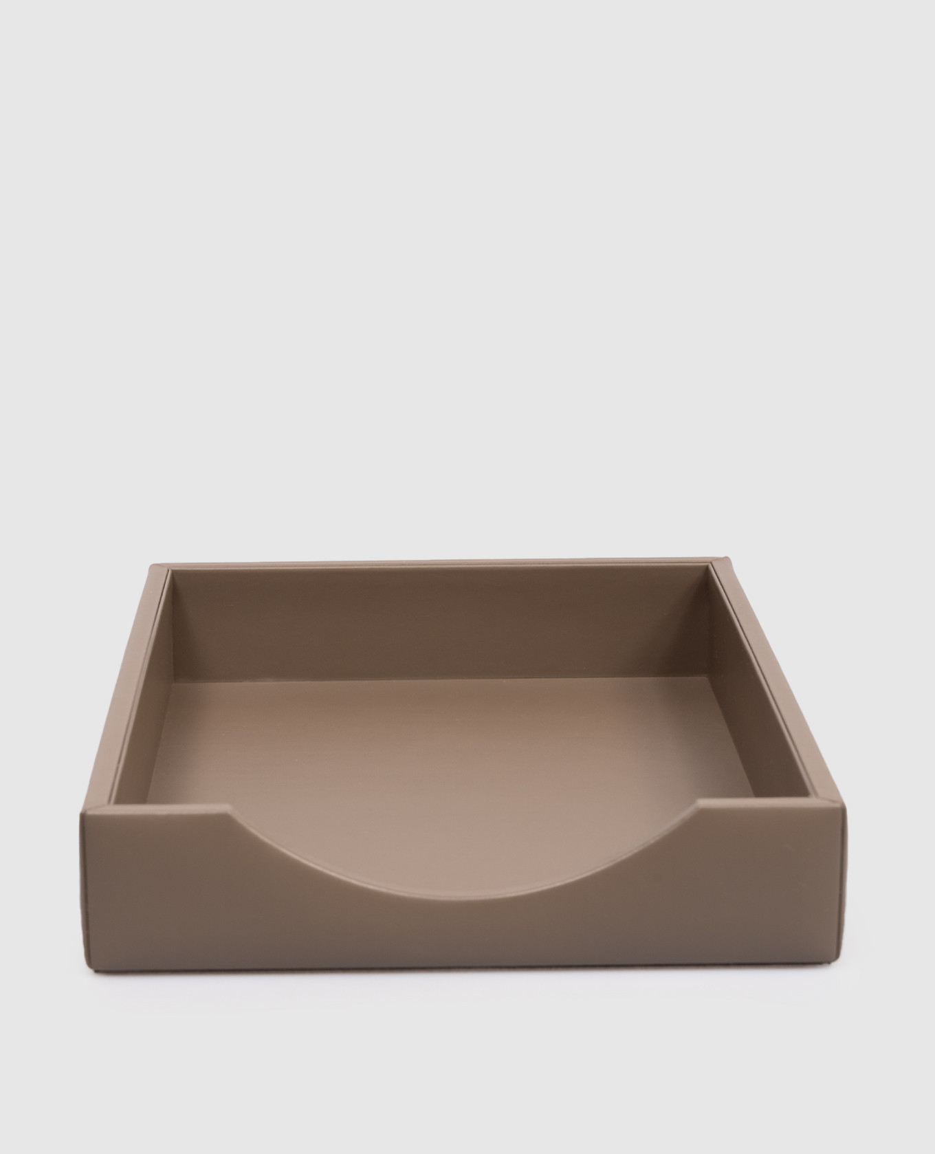 Brown leather tray Giobagnara
Brown leather tray Giobagnara