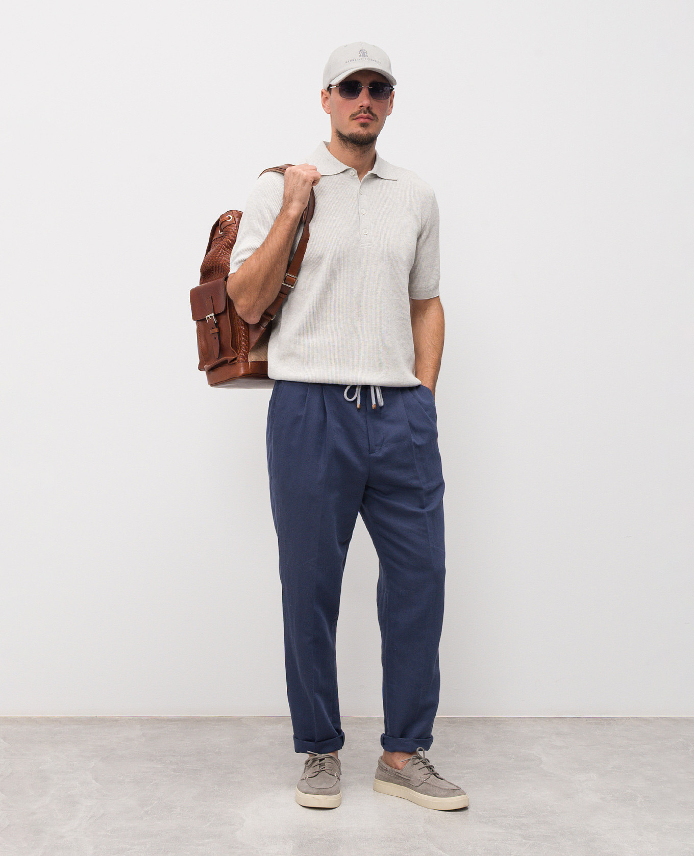 Gray polo Brunello Cucinelli, Grey
Gray polo Brunello Cucinelli, Grey