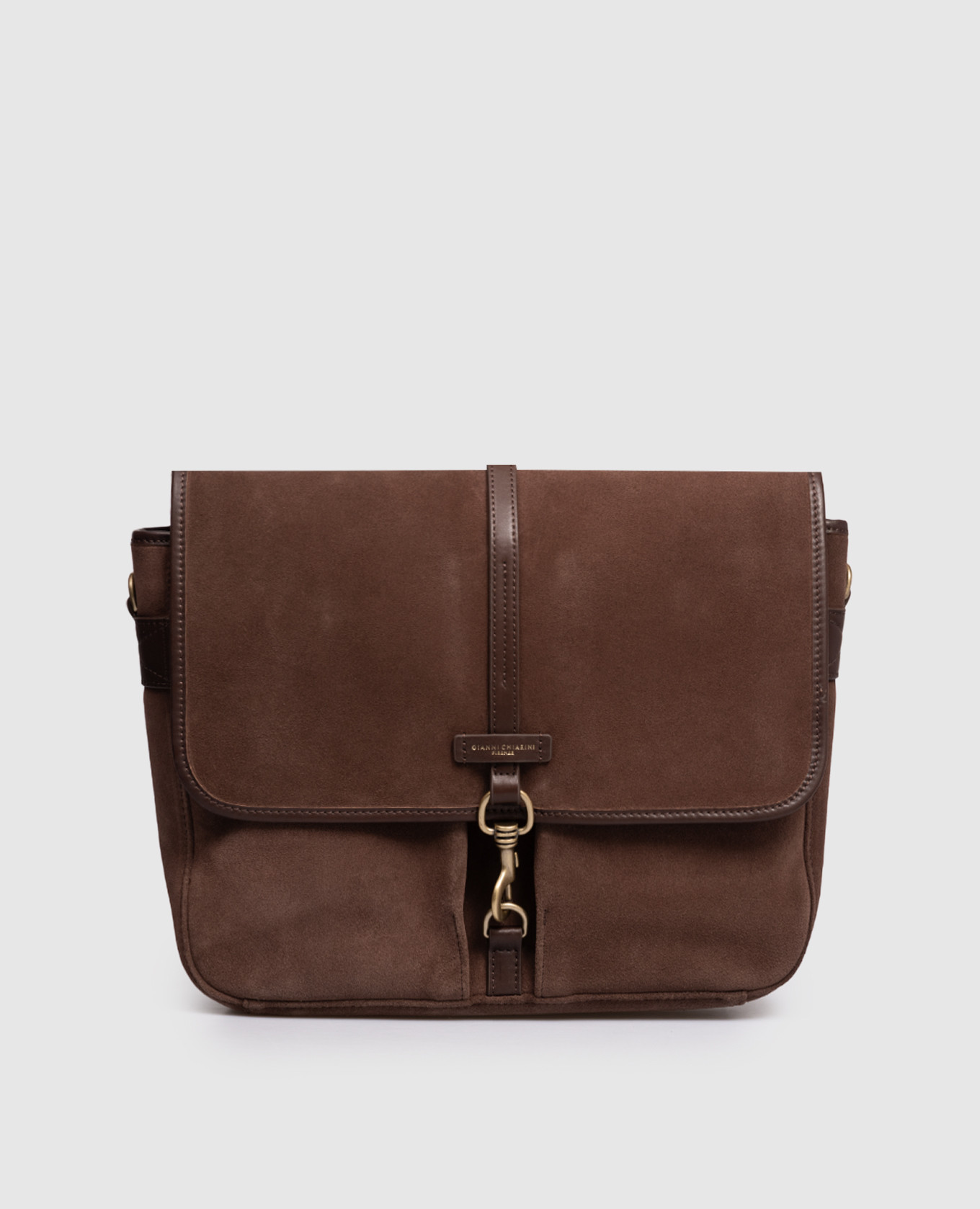 Berlino brown suede briefcase with logo Gianni Chiarini
Berlino brown suede briefcase with logo Gianni Chiarini