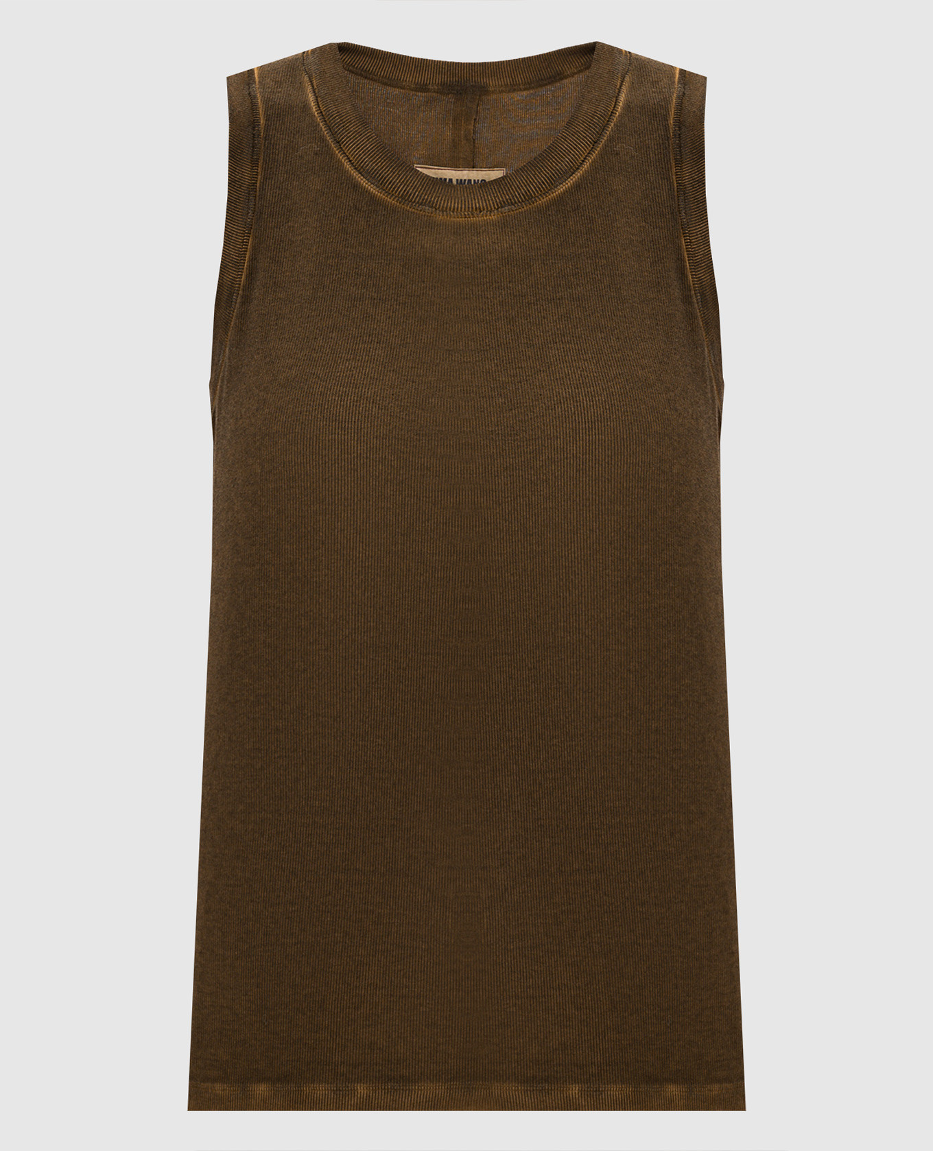 Brown top with vintage effect UMA WANG
Brown top with vintage effect UMA WANG