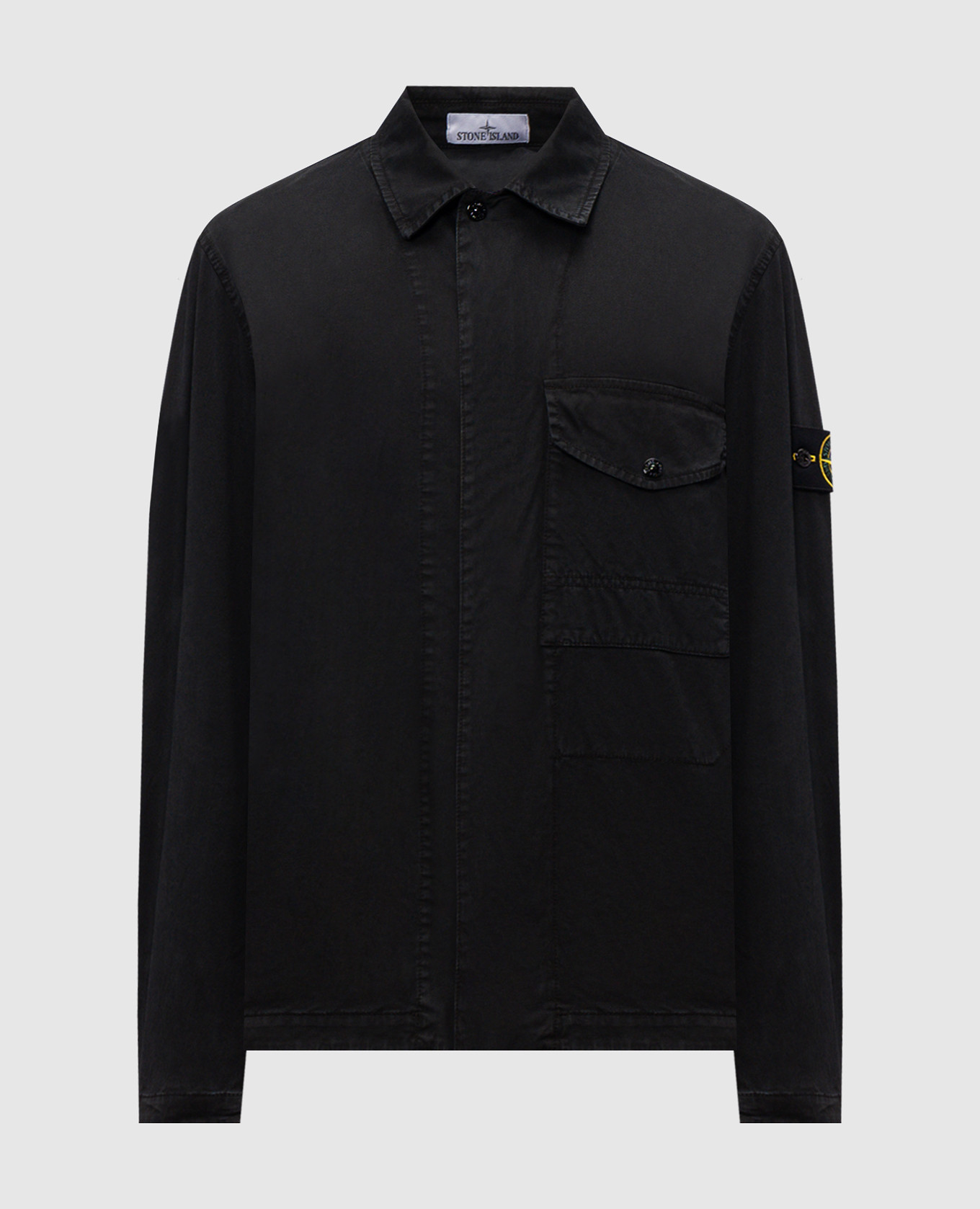 Black shirt-style jacket Stone Island
Black shirt-style jacket Stone Island