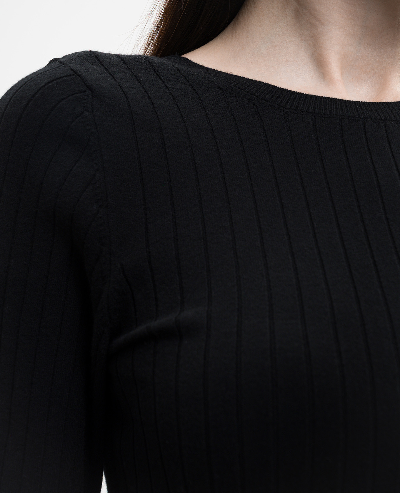 Black ribbed top Solotre
Black ribbed top Solotre