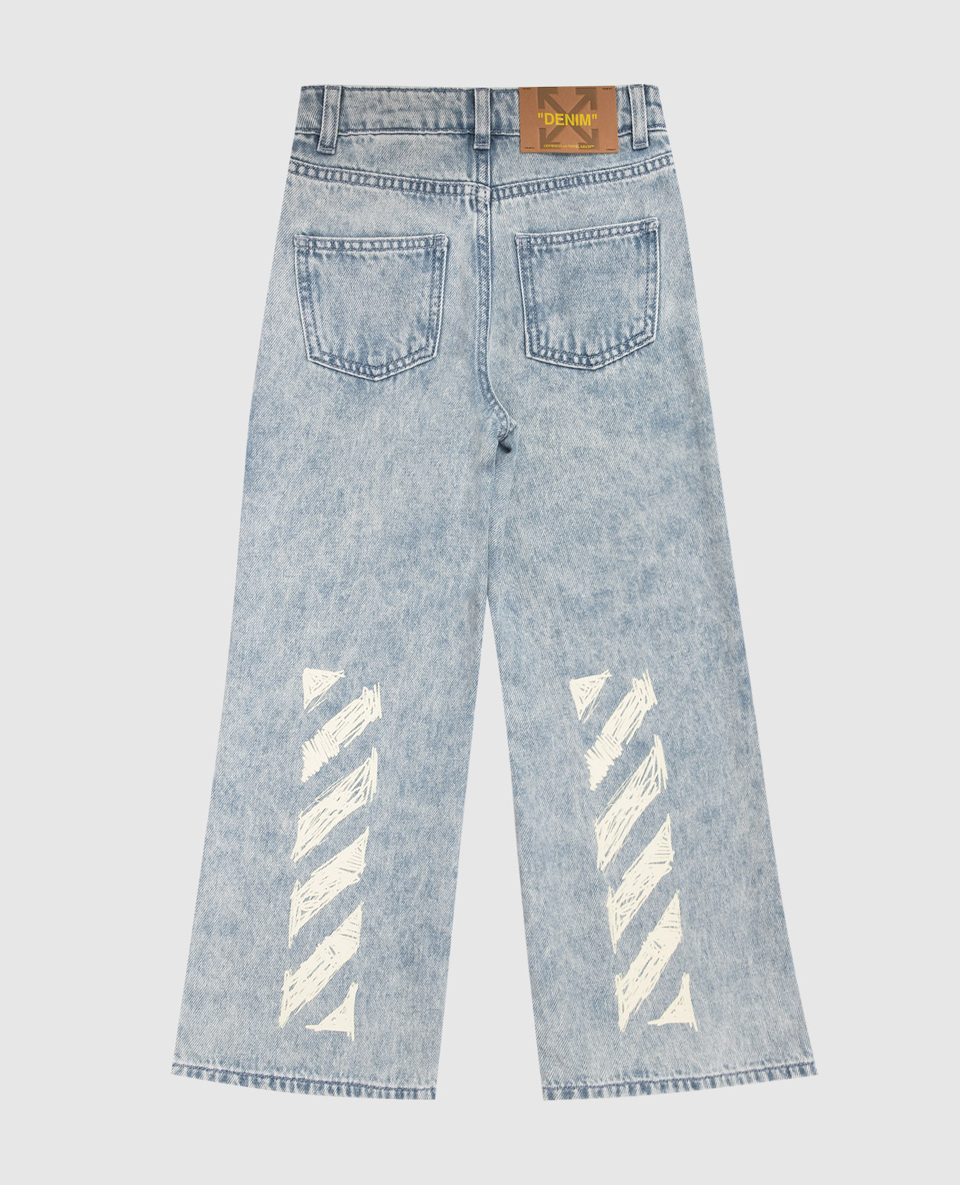 Children's blue jeans with logo print Off-White, Light blue
Children's blue jeans with logo print Off-White, Light blue