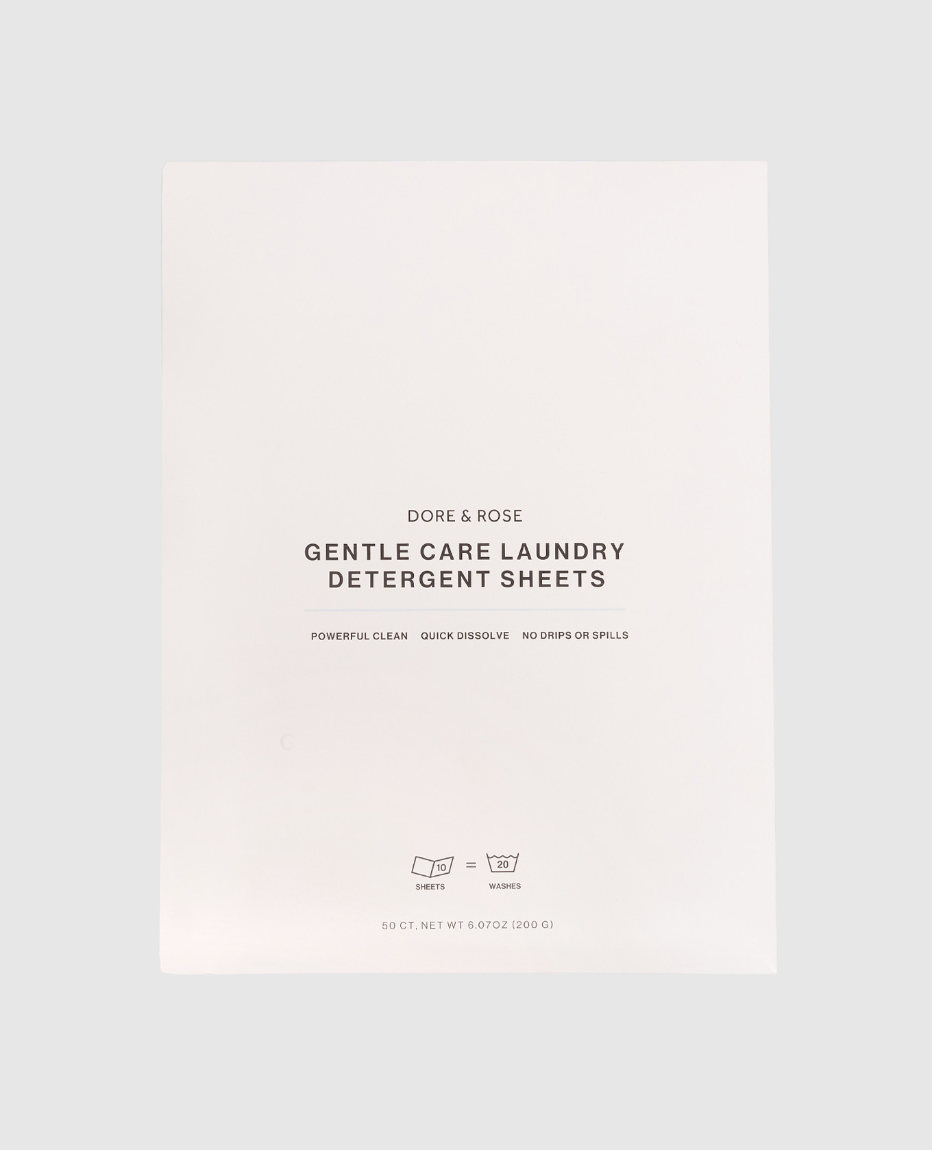 Delicate Care Laundry Strips Dore & Rose, White
Delicate Care Laundry Strips Dore & Rose, White