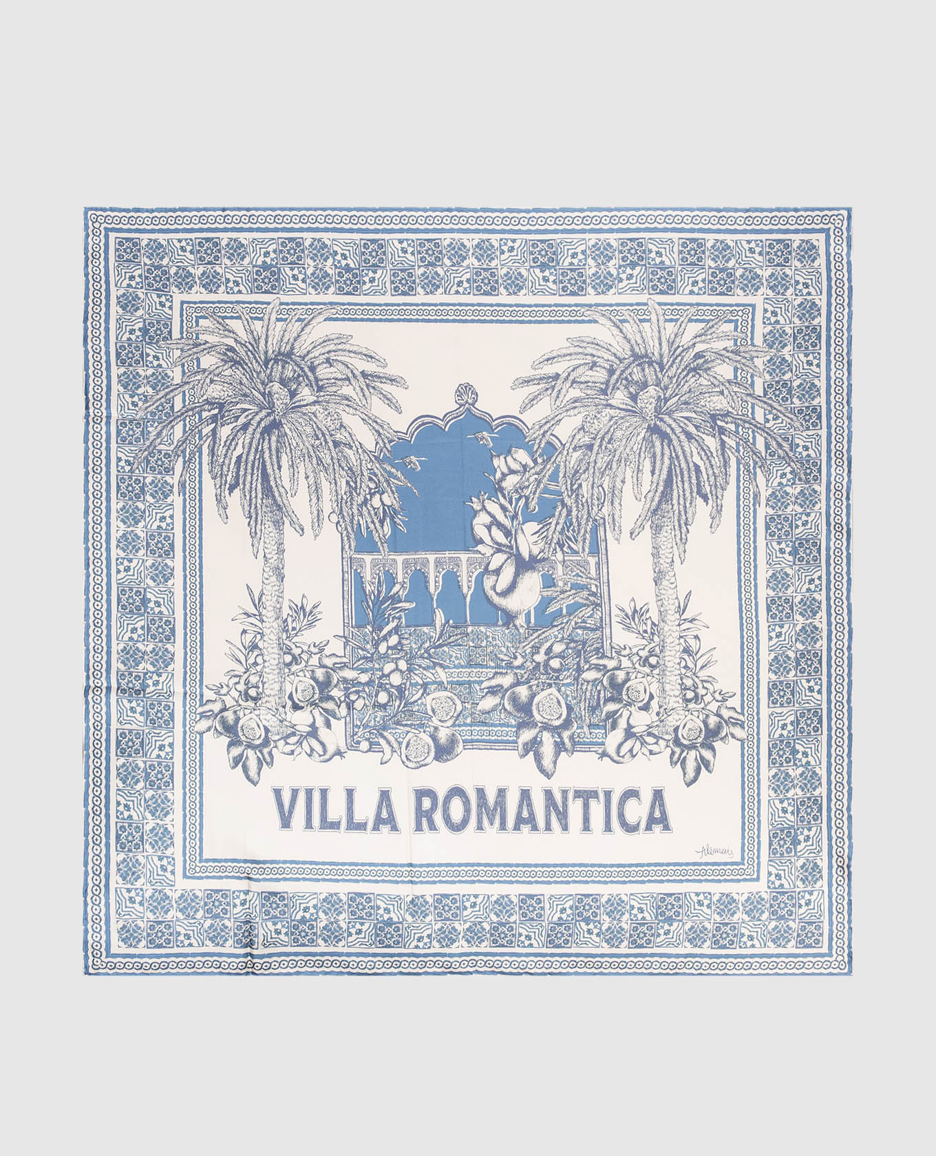 Villa Romantica white silk scarf Alemais
Villa Romantica white silk scarf Alemais