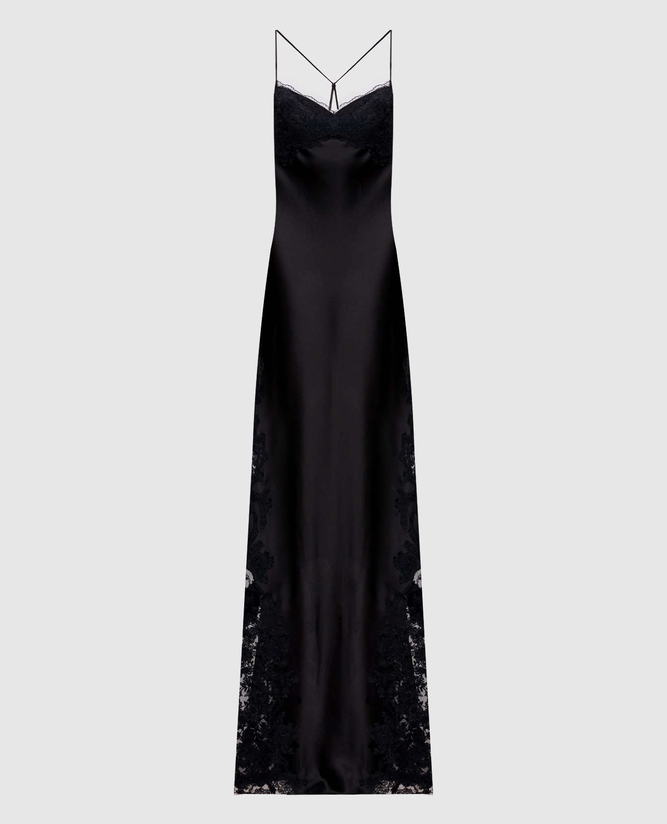 Black maxi dress with lace Ermanno Scervino
Black maxi dress with lace Ermanno Scervino