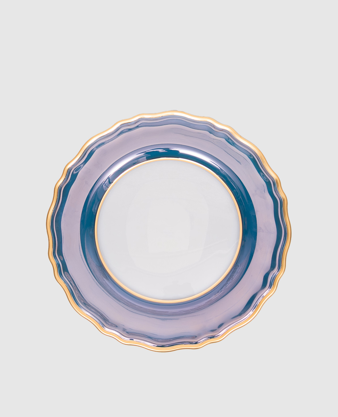 Blue glass serving plate Griffe
Blue glass serving plate Griffe
