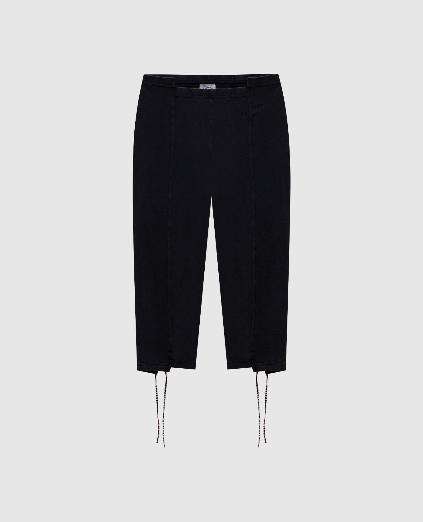 Black capri pants with logo Vetements
Black capri pants with logo Vetements