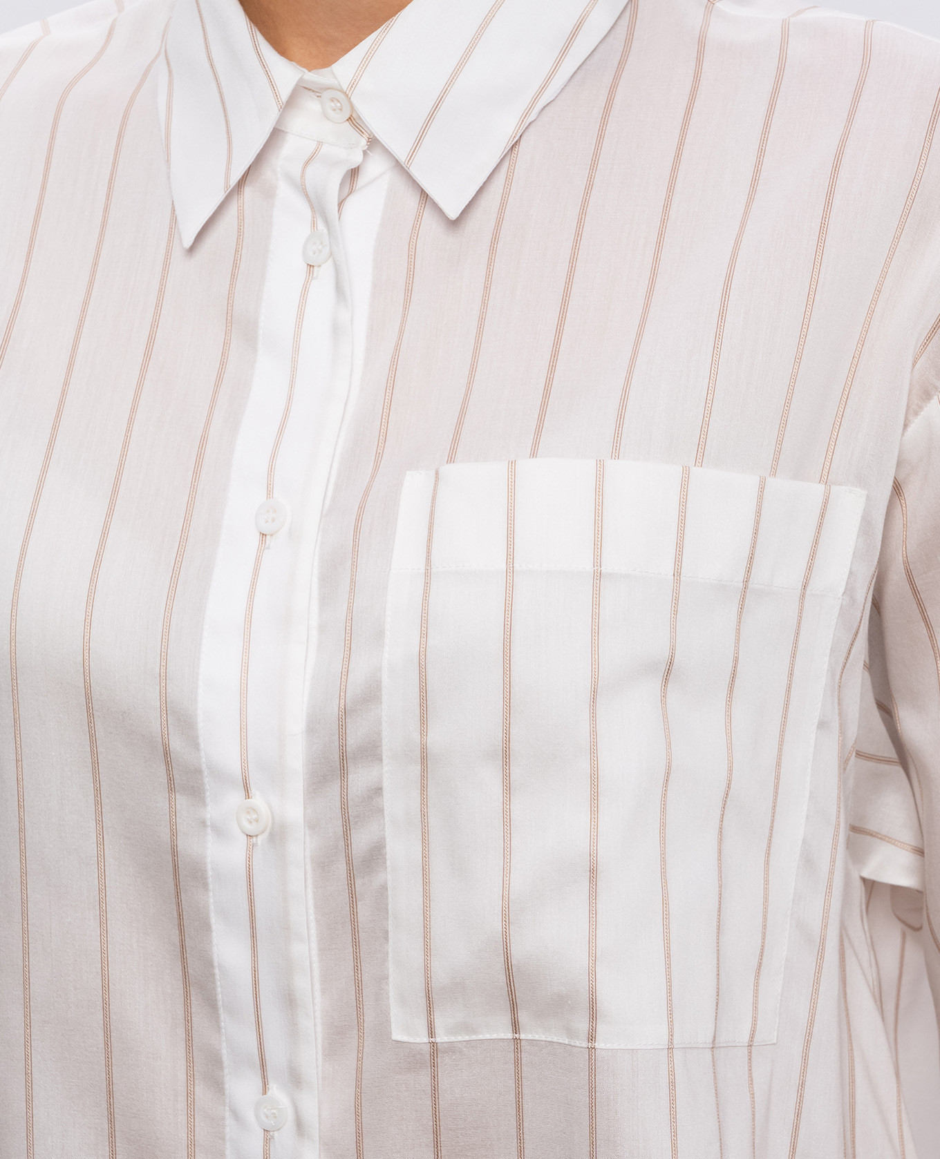 White striped silk shirt Peserico
White striped silk shirt Peserico