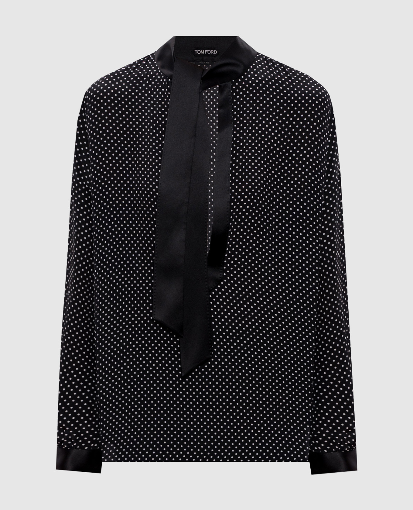 Black polka dot silk blouse Tom Ford
Black polka dot silk blouse Tom Ford