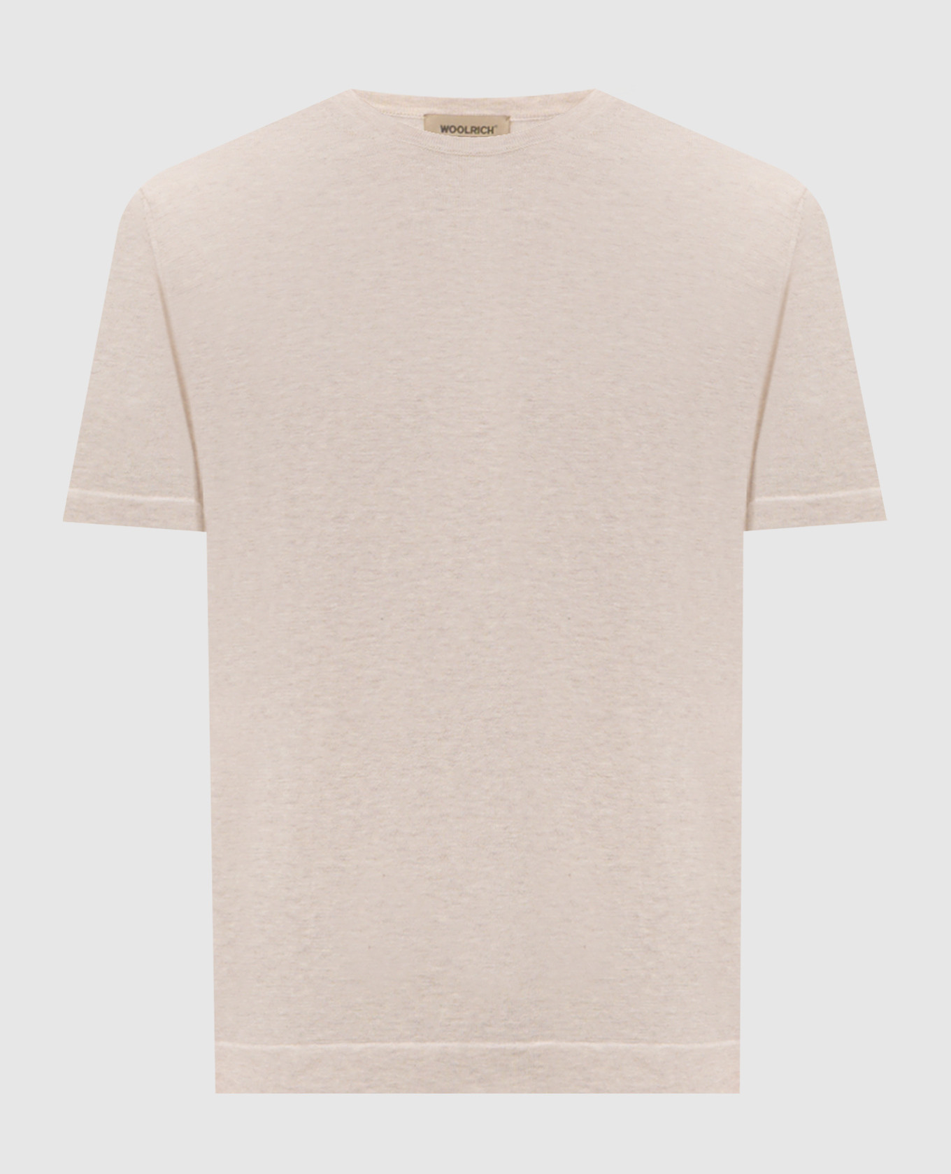 Beige melange T-shirt Woolrich
Beige melange T-shirt Woolrich