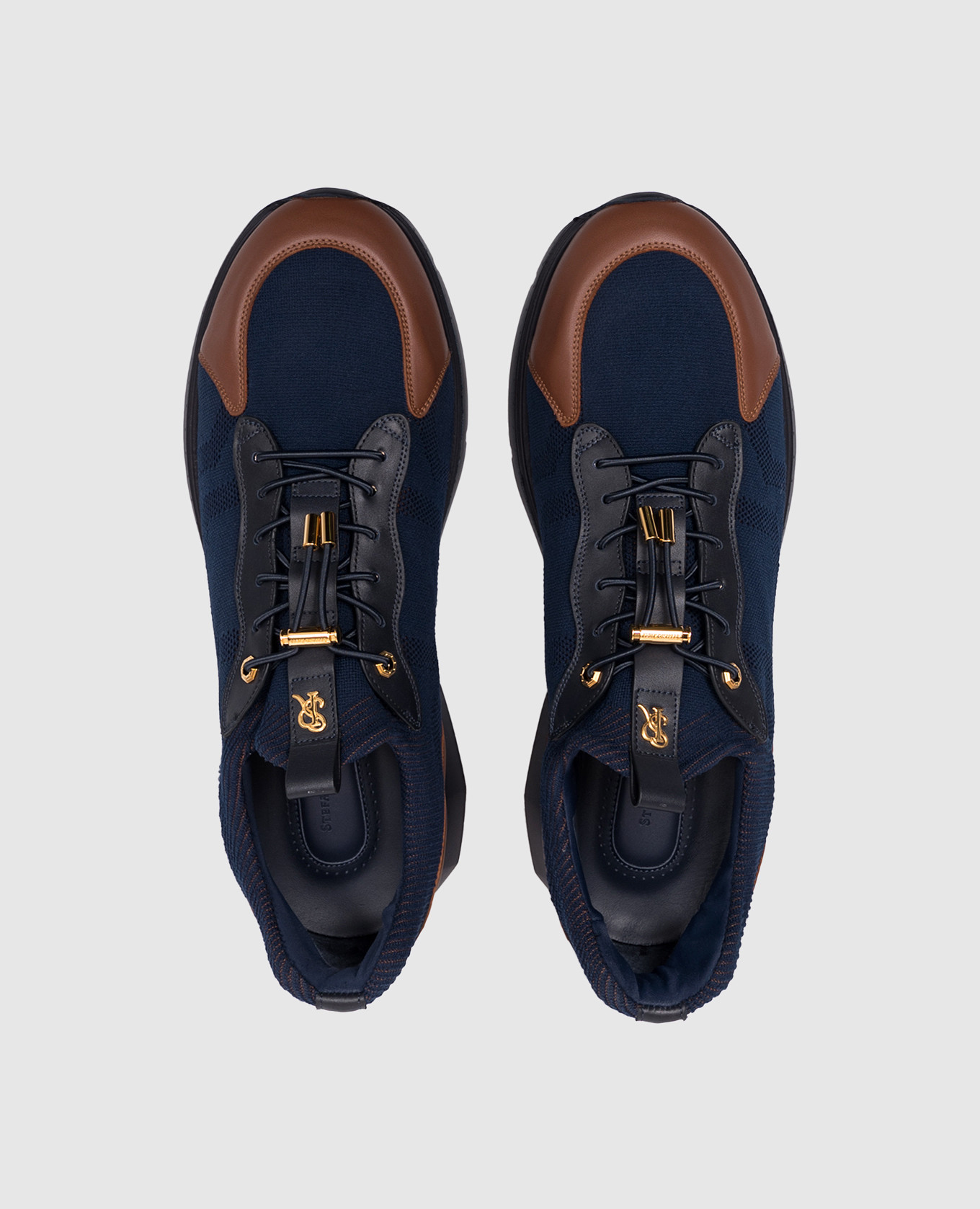 Blue combination sneakers with textured logo Stefano Ricci
Blue combination sneakers with textured logo Stefano Ricci