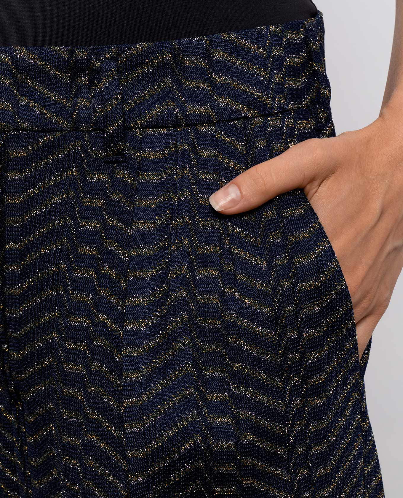 Blue pants with lurex Missoni
Blue pants with lurex Missoni