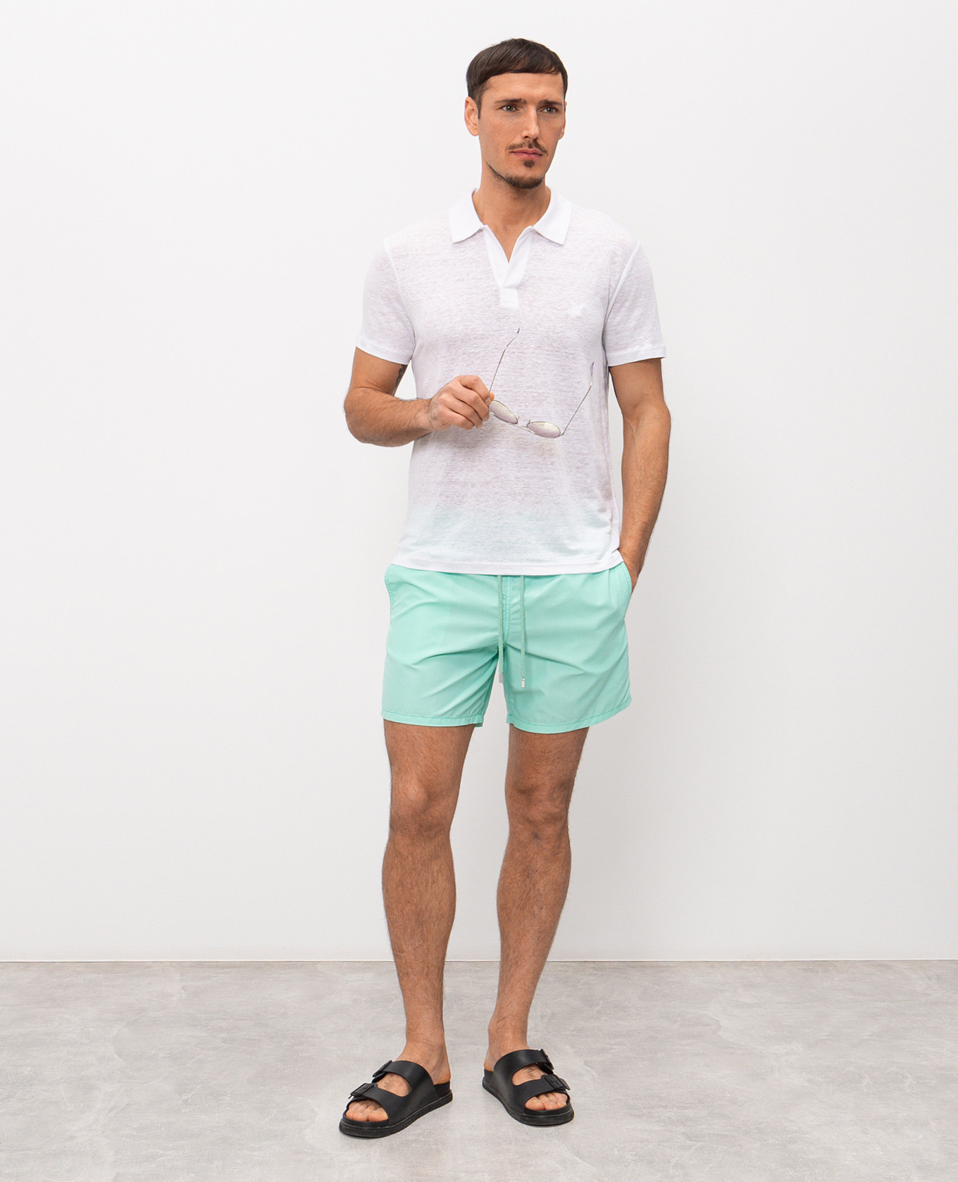Green swim shorts with patch Vilebrequin
Green swim shorts with patch Vilebrequin