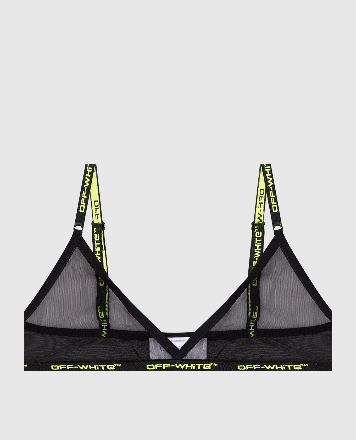 Black patterned mesh bralette Off-White
Black patterned mesh bralette Off-White