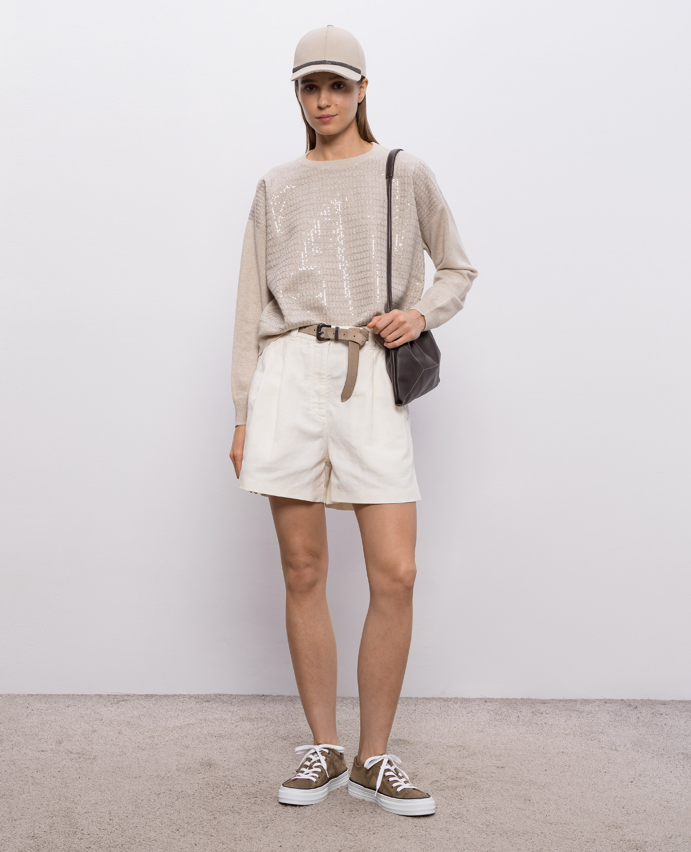 Beige wool, cashmere and silk jumper Brunello Cucinelli
Beige wool, cashmere and silk jumper Brunello Cucinelli