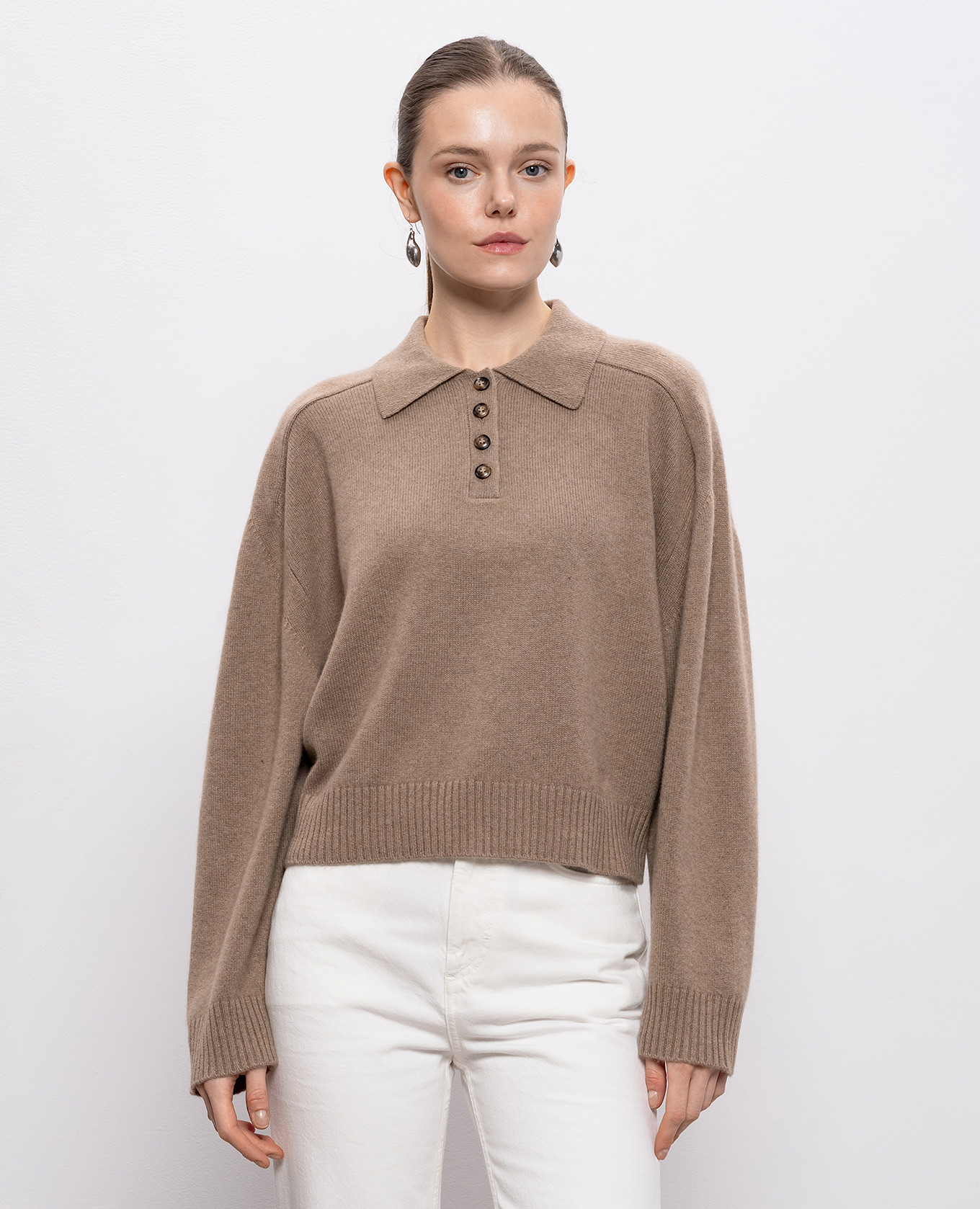 HOMERE brown cashmere sweater Loulou de Saison
HOMERE brown cashmere sweater Loulou de Saison