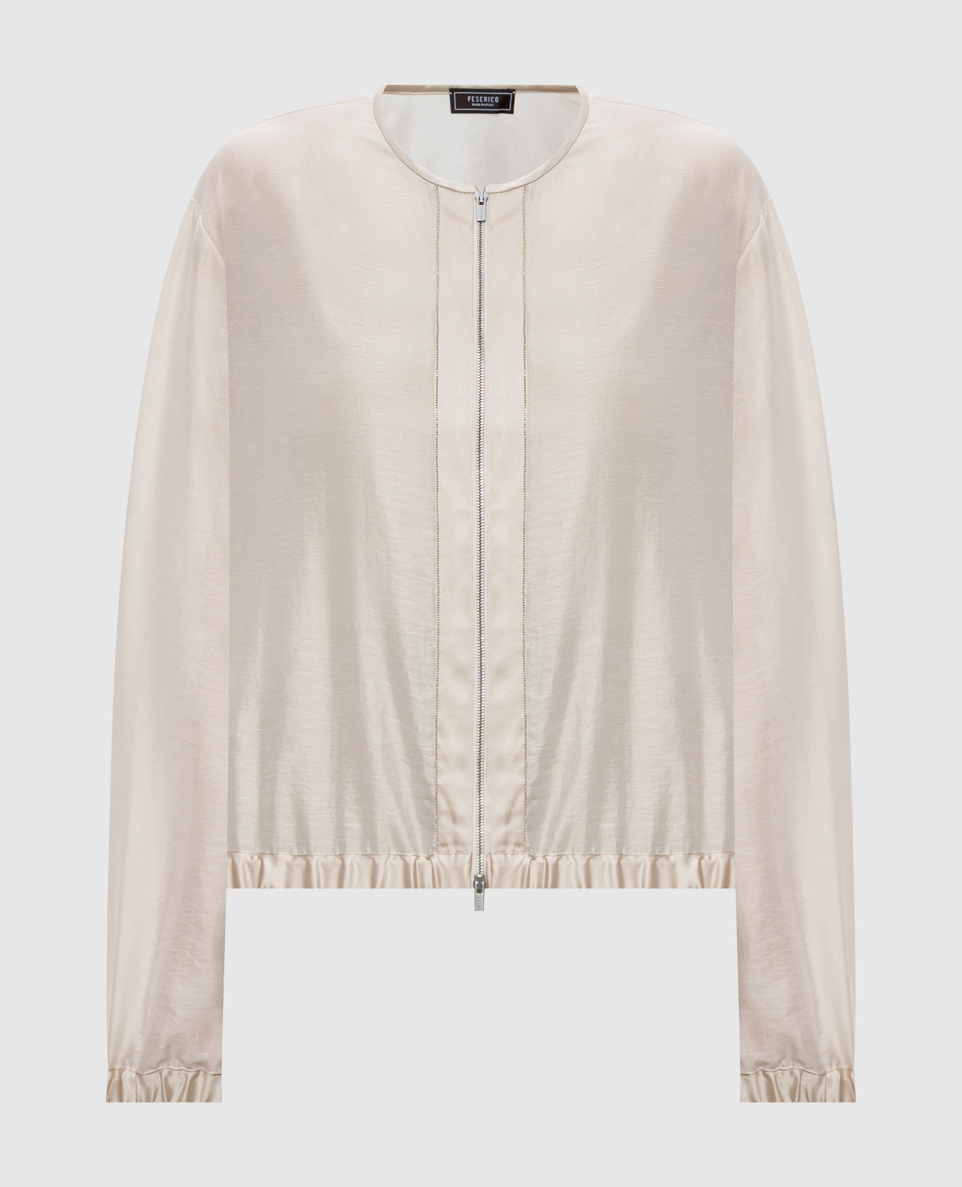 Beige jacket with monil chain Peserico
Beige jacket with monil chain Peserico