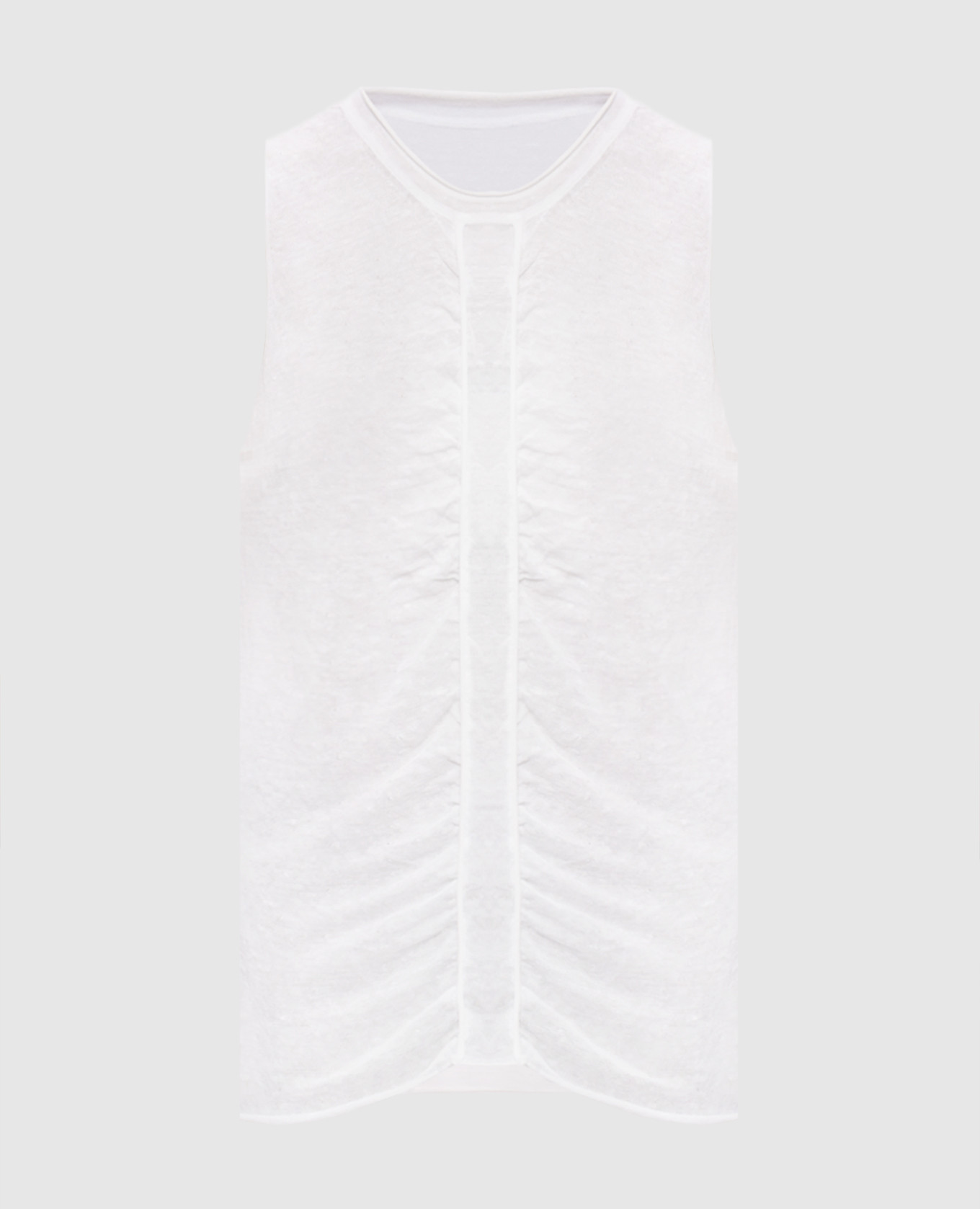 White Sleevless linen top UMA WANG
White Sleevless linen top UMA WANG